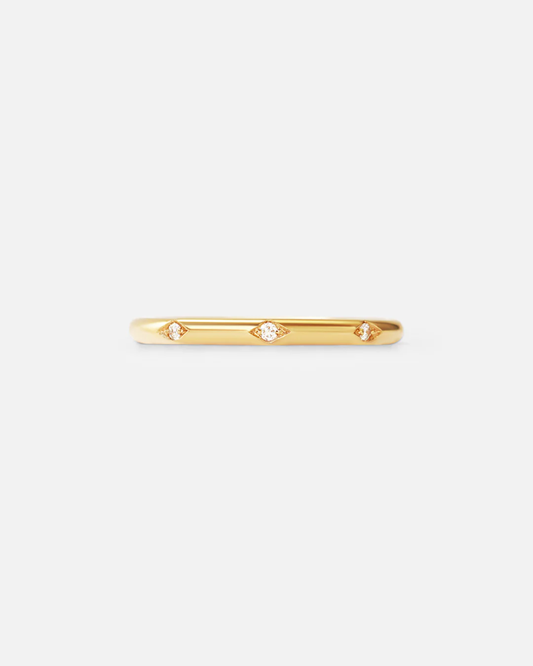 Arrows Ring / White Diamonds