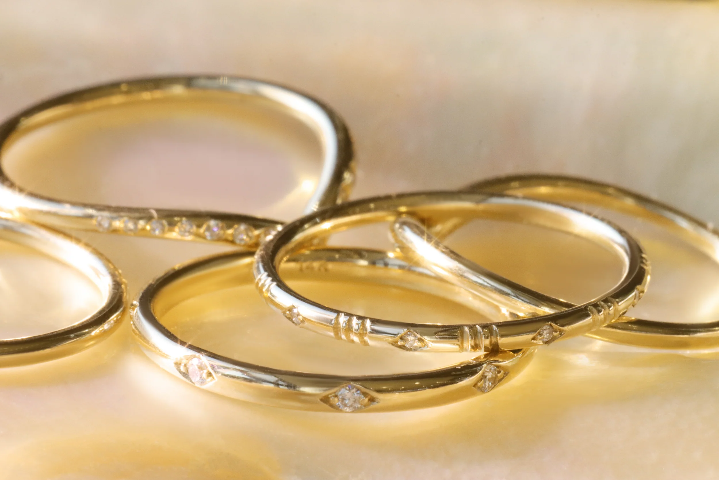 Arrows Ring / White Diamonds - Image 3