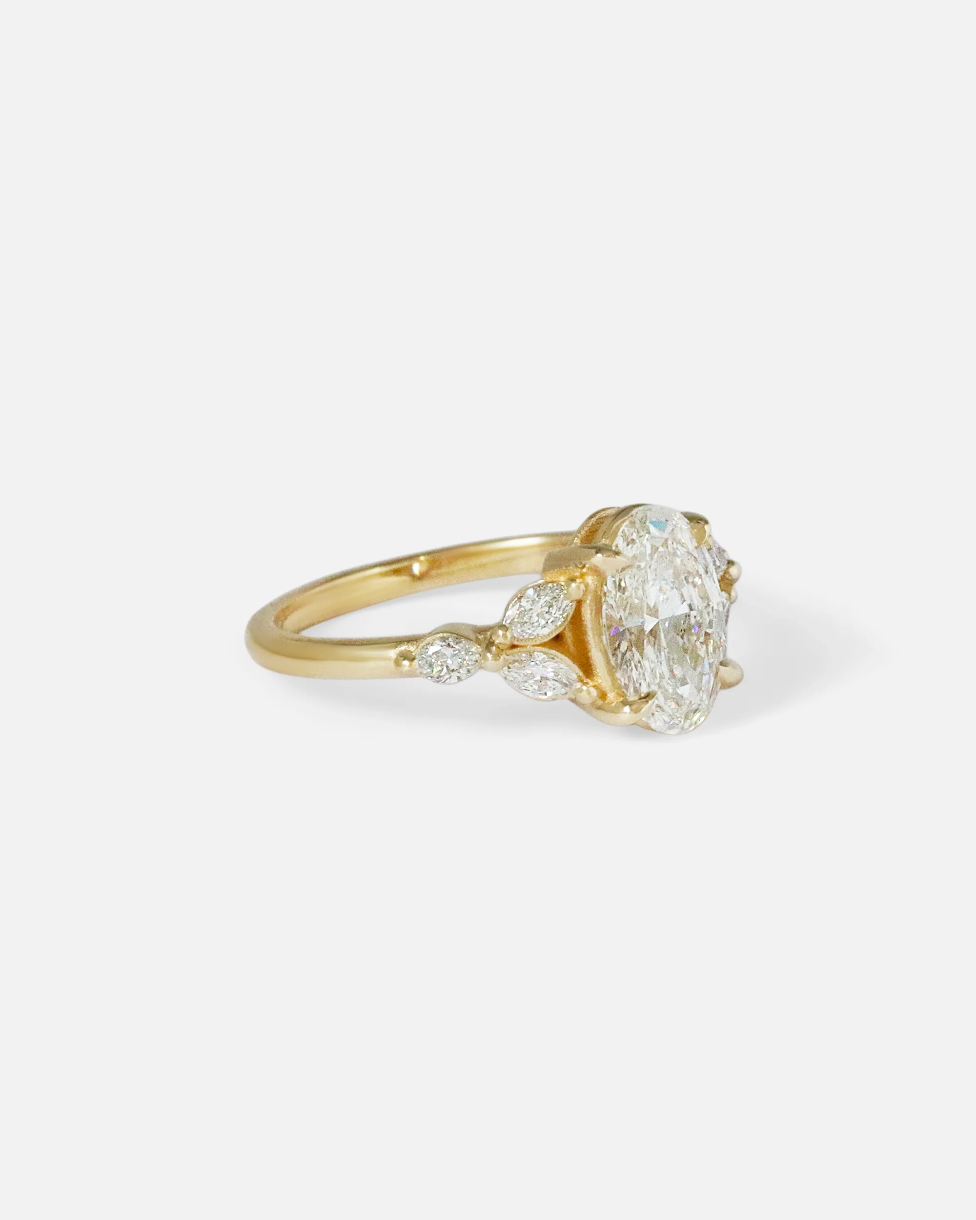 Aster Ring / Oval & Marquise Lab Diamond - Image 2