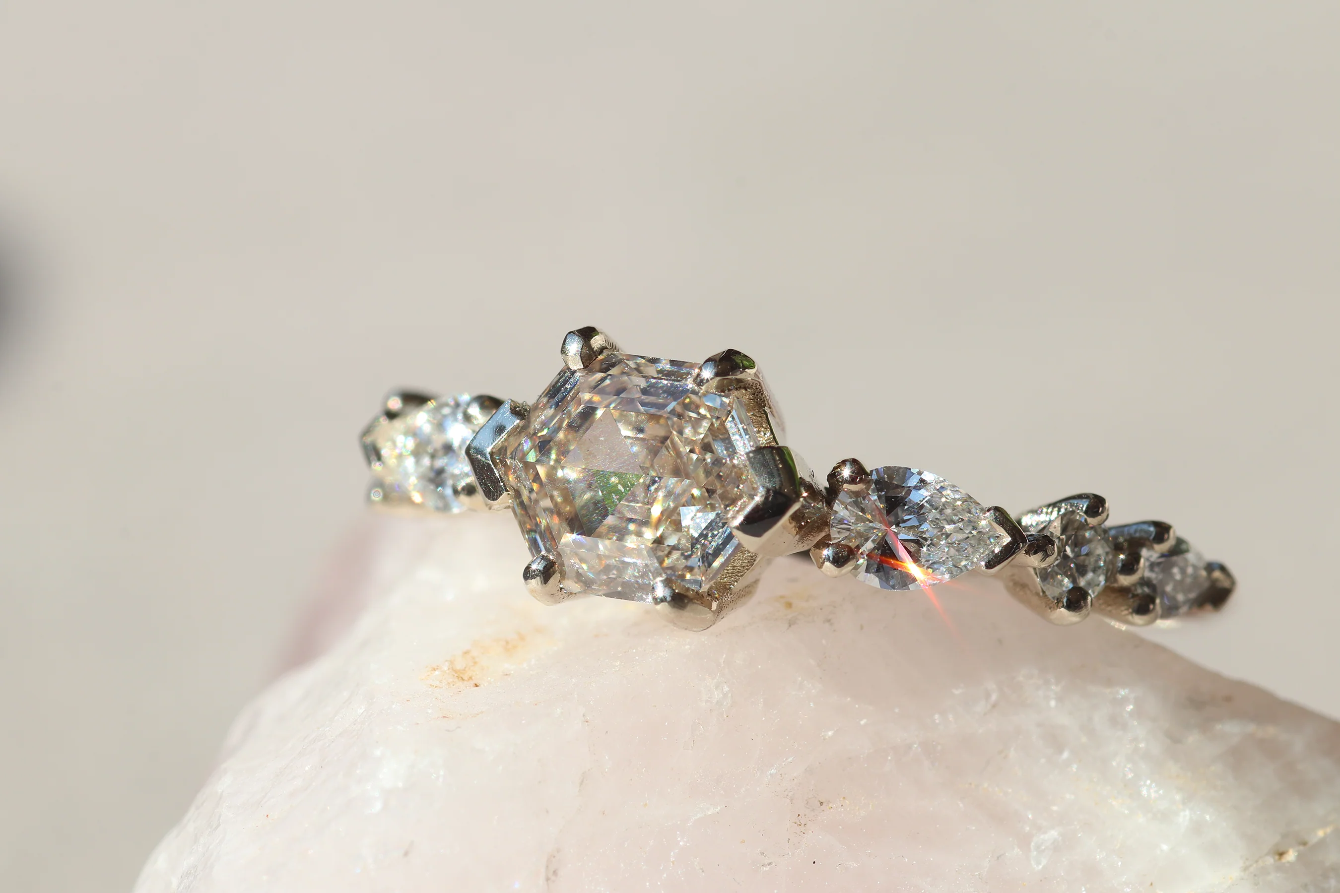 Champagne Hex and Pears / Ring - Image 5