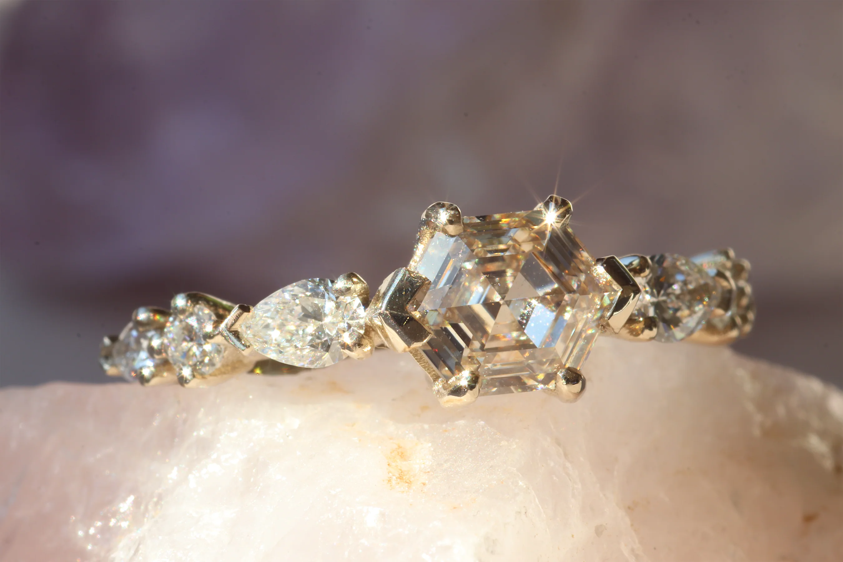 Champagne Hex and Pears / Ring - Image 6