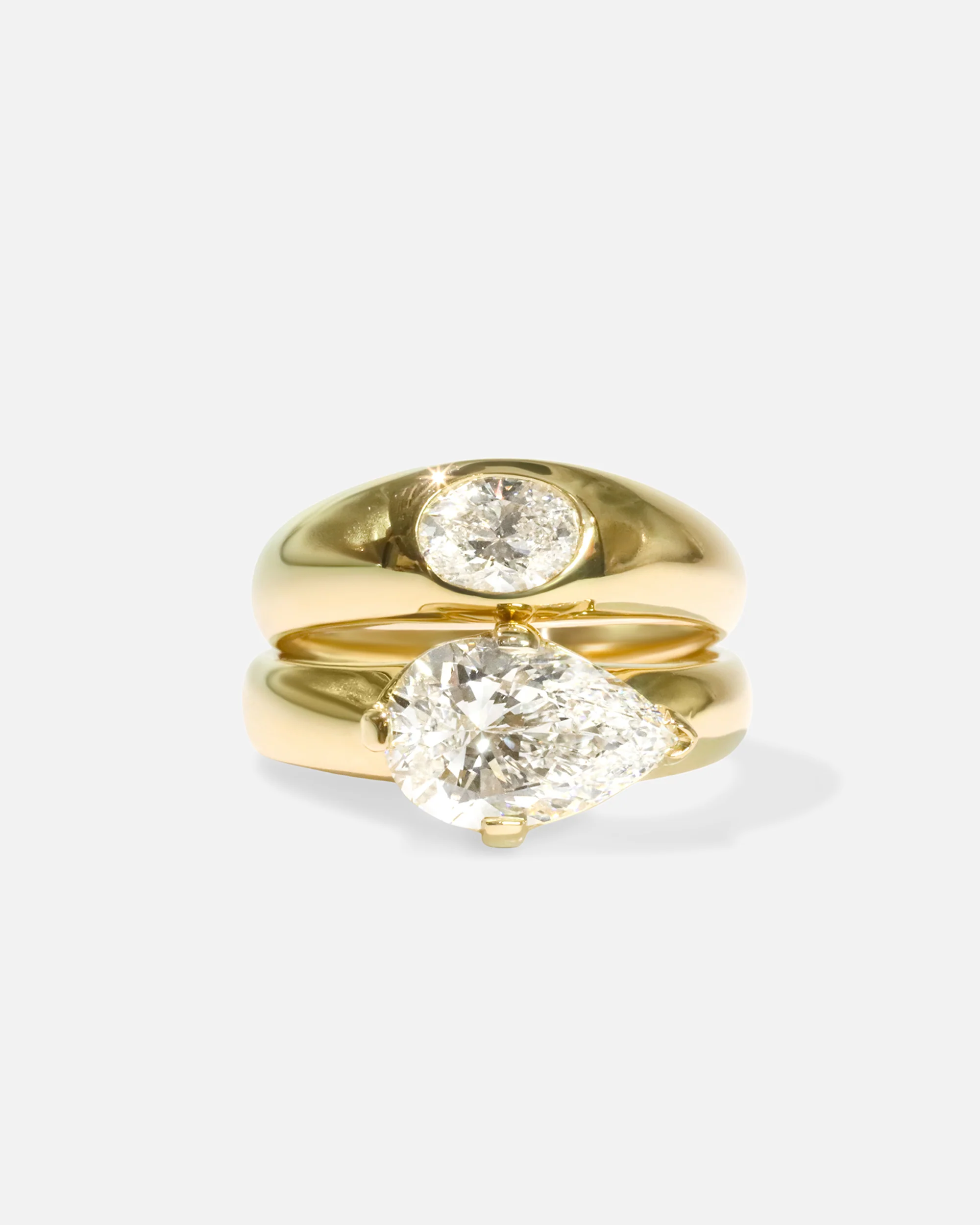 Comet / Pear Diamond Ring - Image 4