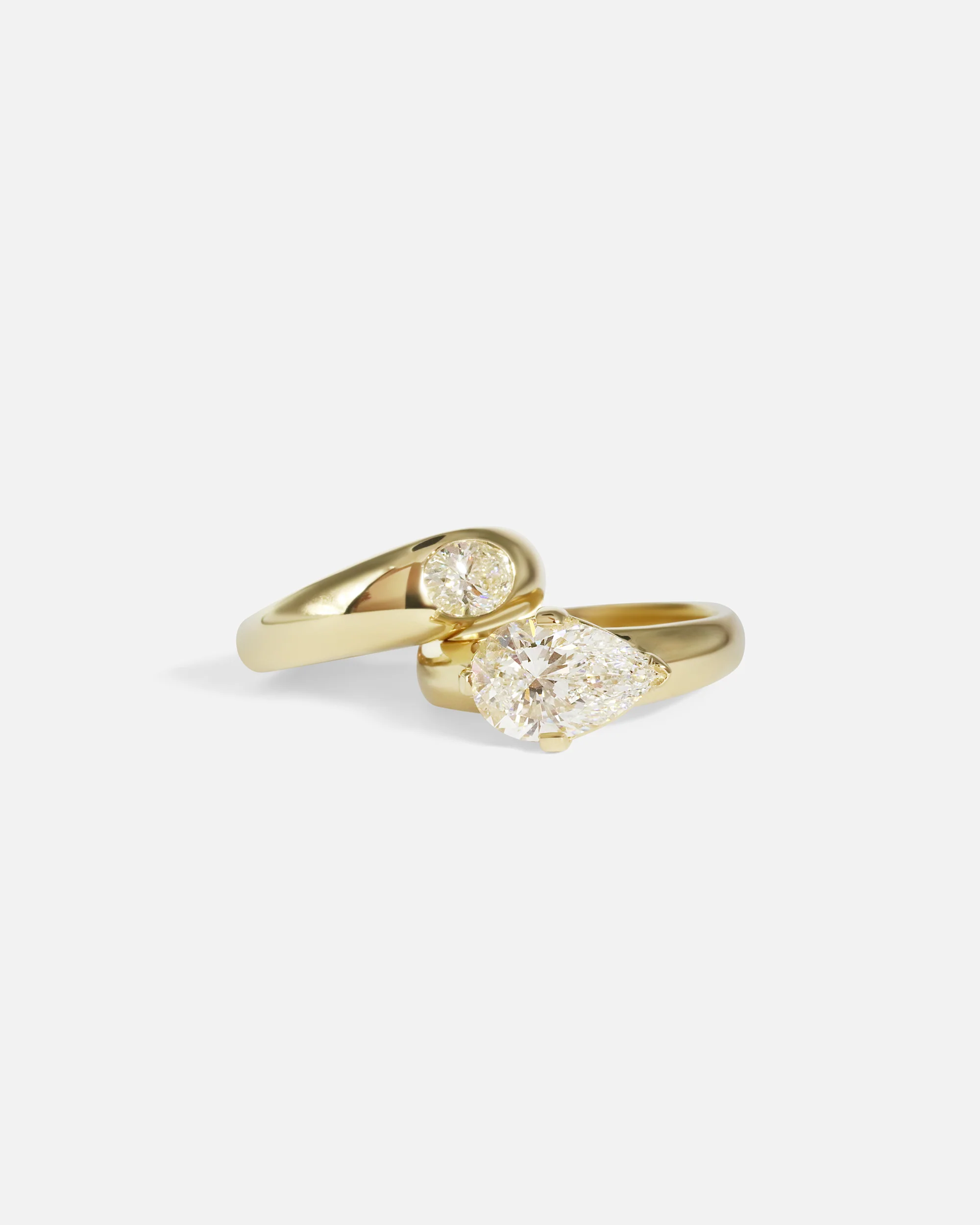 Comet / Pear Diamond Ring - Image 5