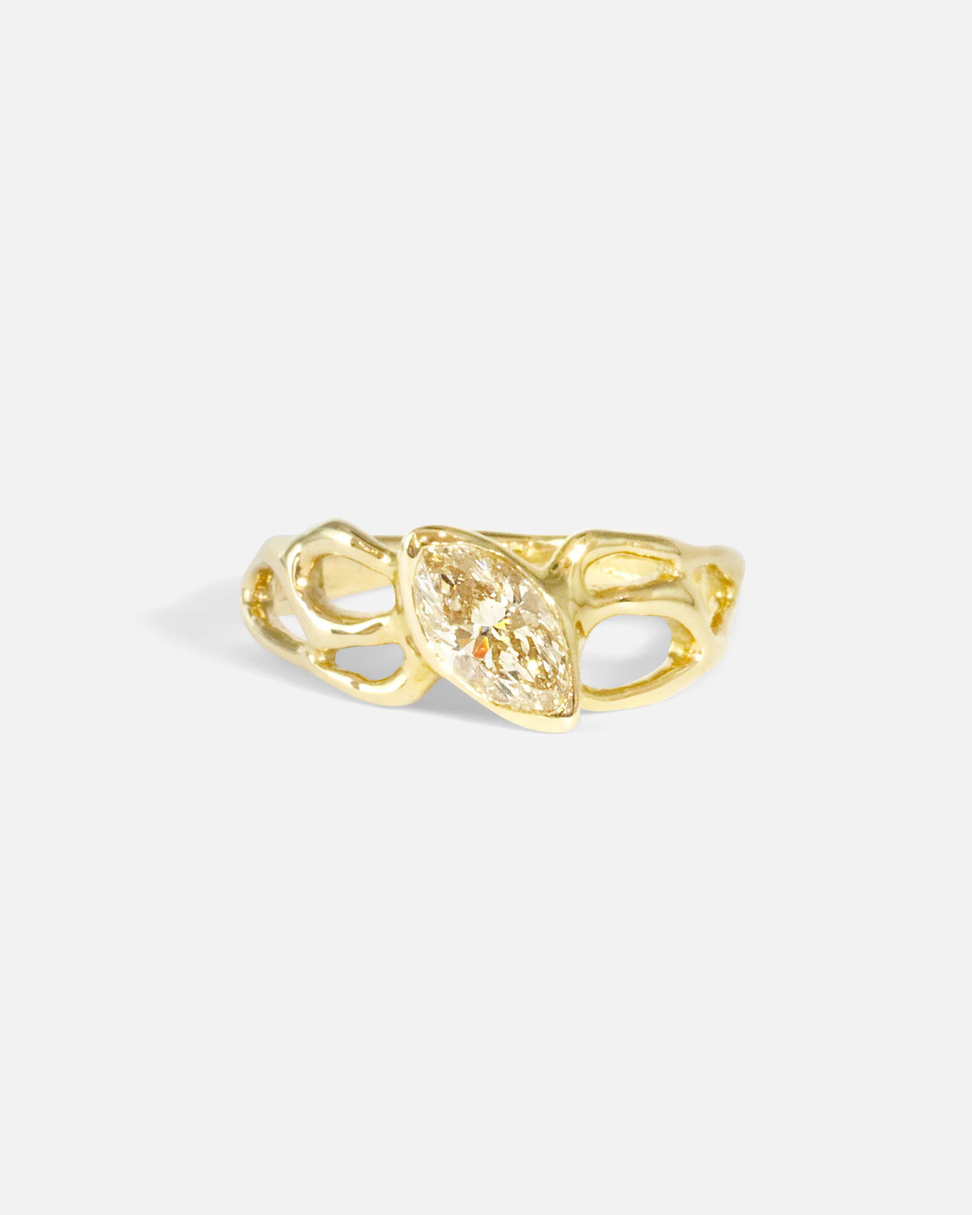 Dappled Summer / Marquise Diamond Ring