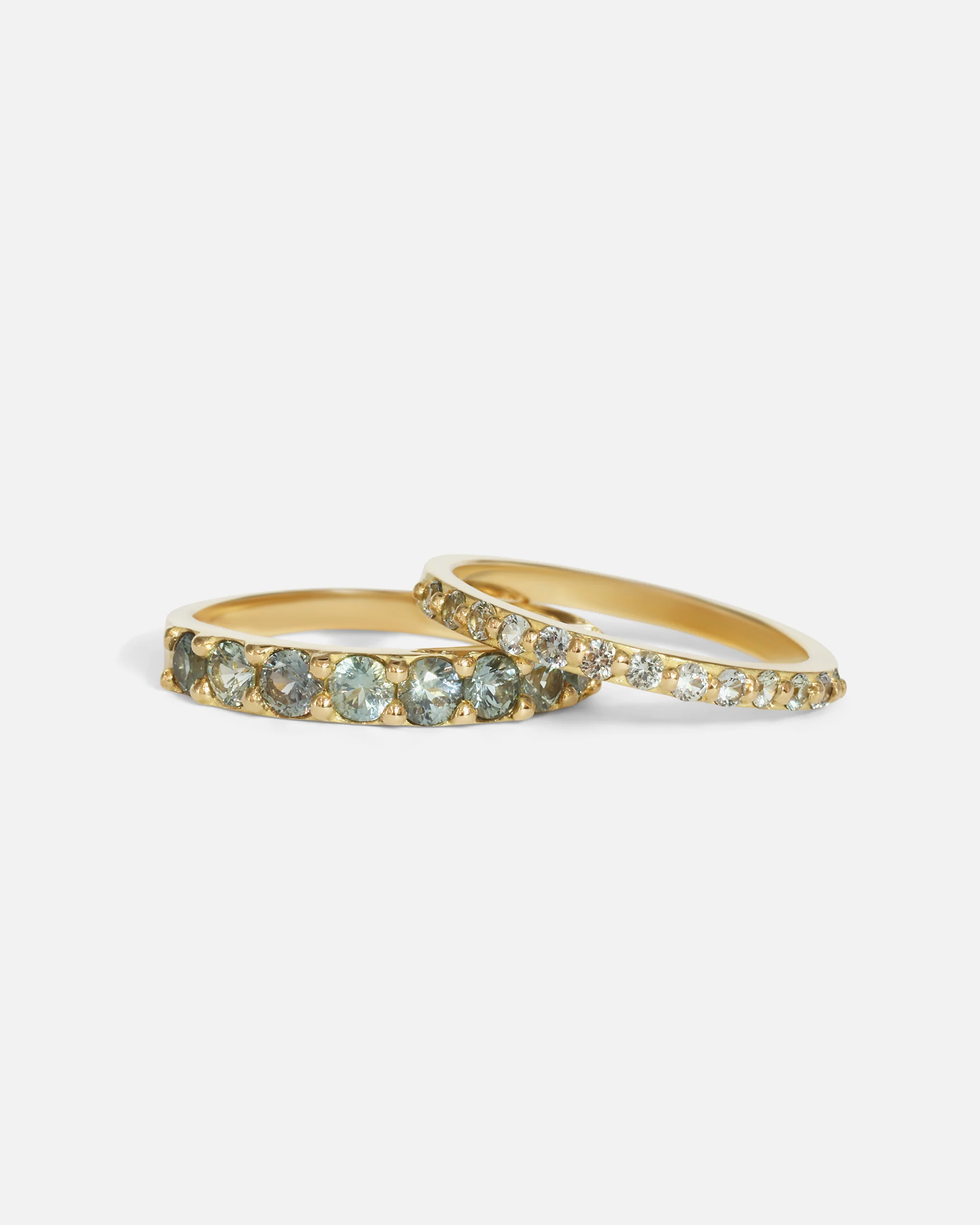 Dew 3mm / Blue Green Sapphire Band - Image 4