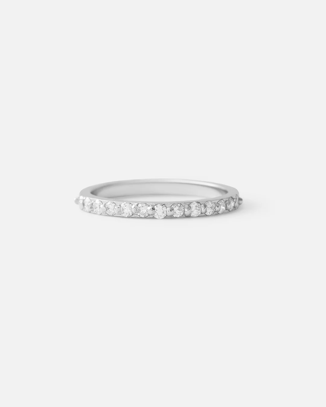 Dew 1.75mm / Round White Diamond Band - Image 3