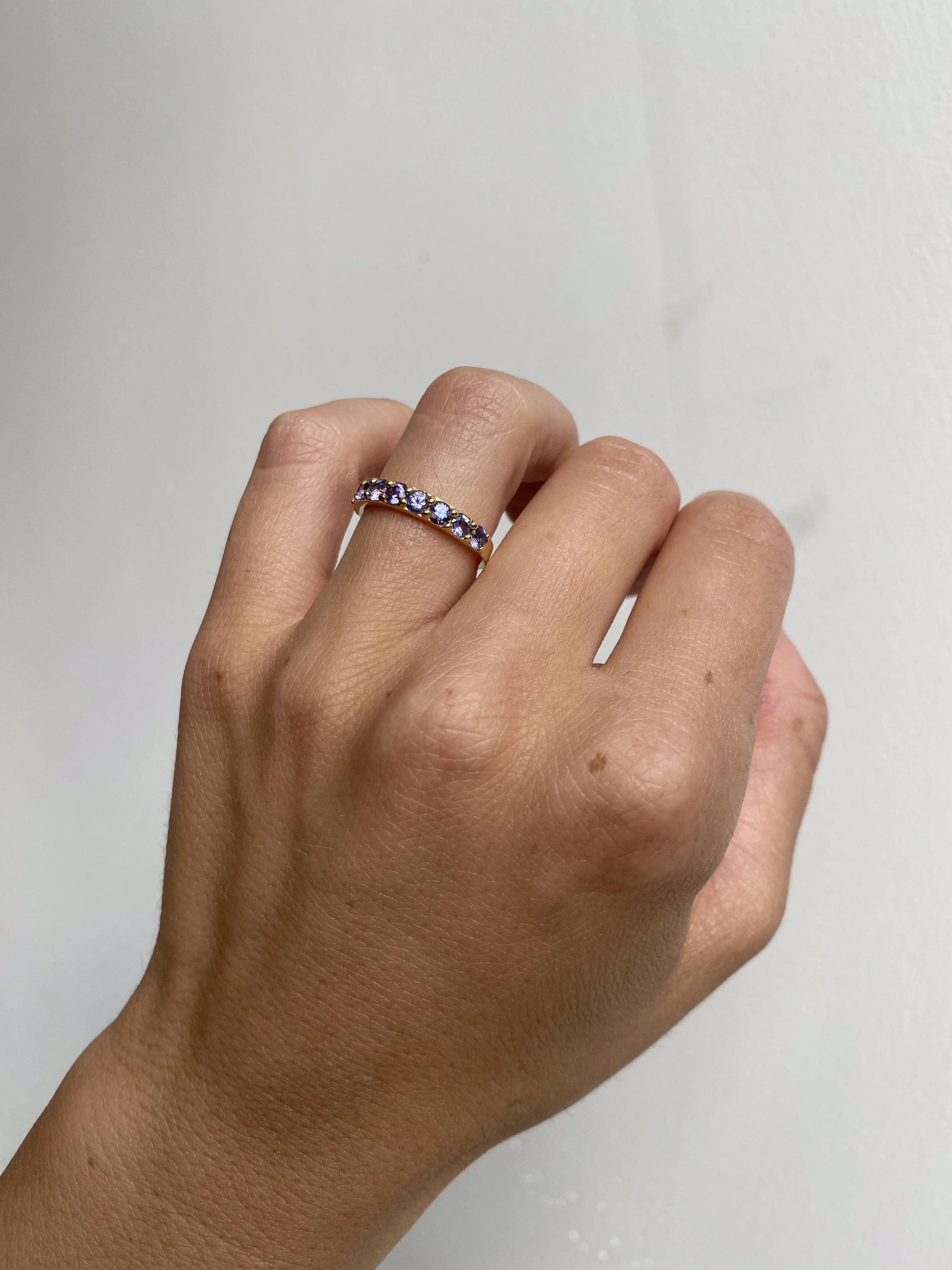 Dew / 3mm Purple Sapphire Band - Image 6