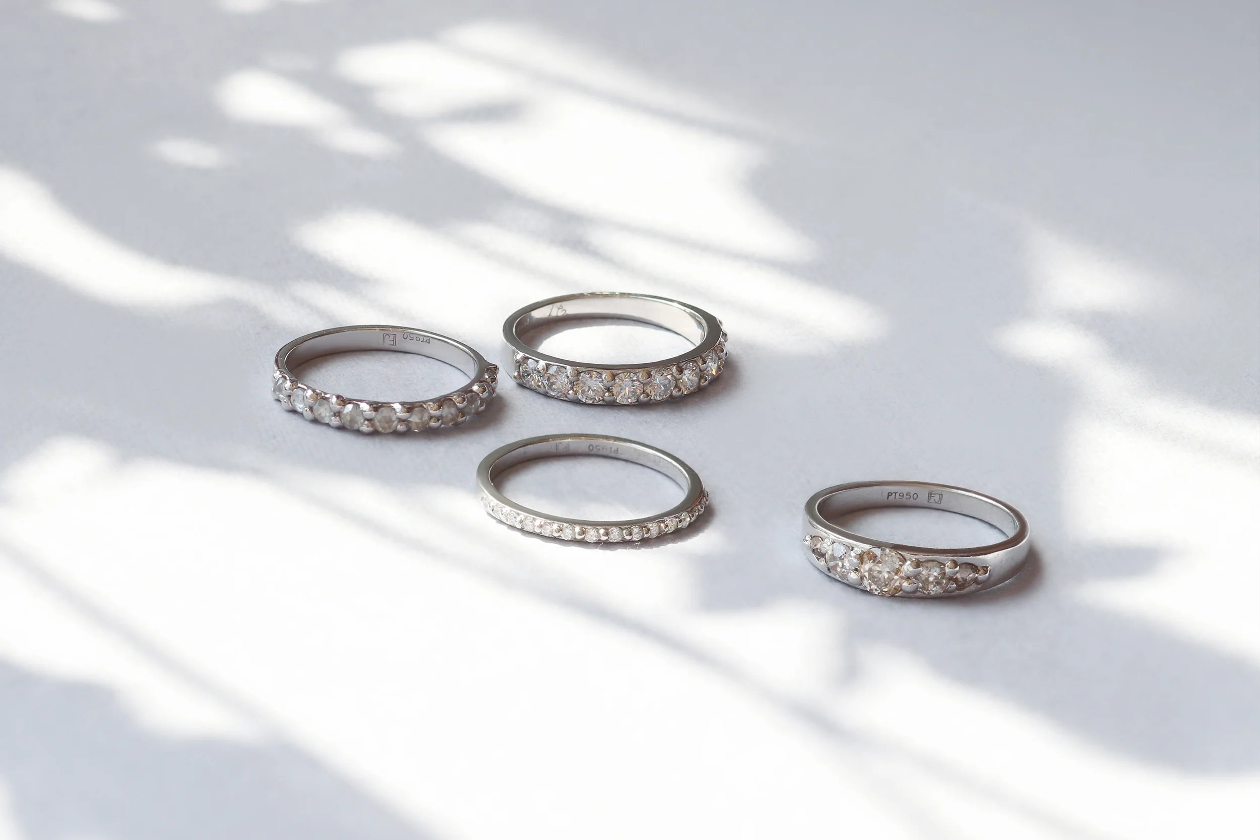 Dew / 3mm White Diamond Band - Image 4