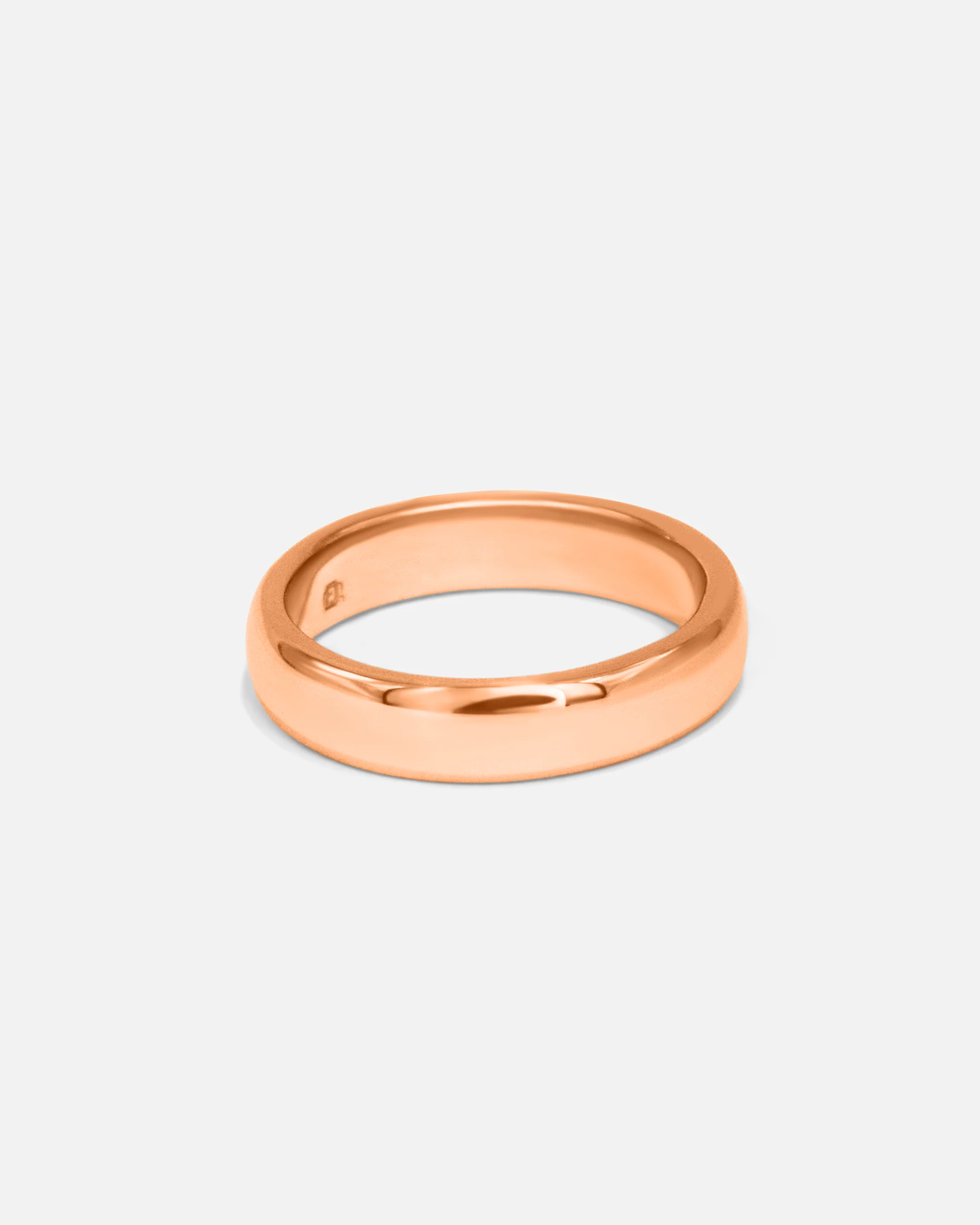 Dome Band / 4.5mm in Rose Gold - Image 4
