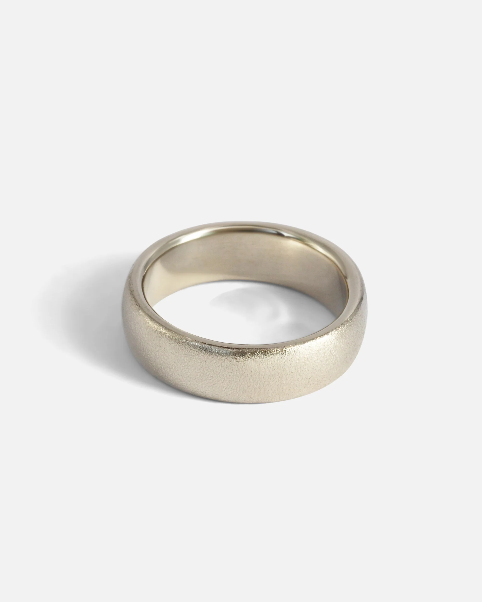 Dome Band / 6mm in 14k Grey Gold - Image 3