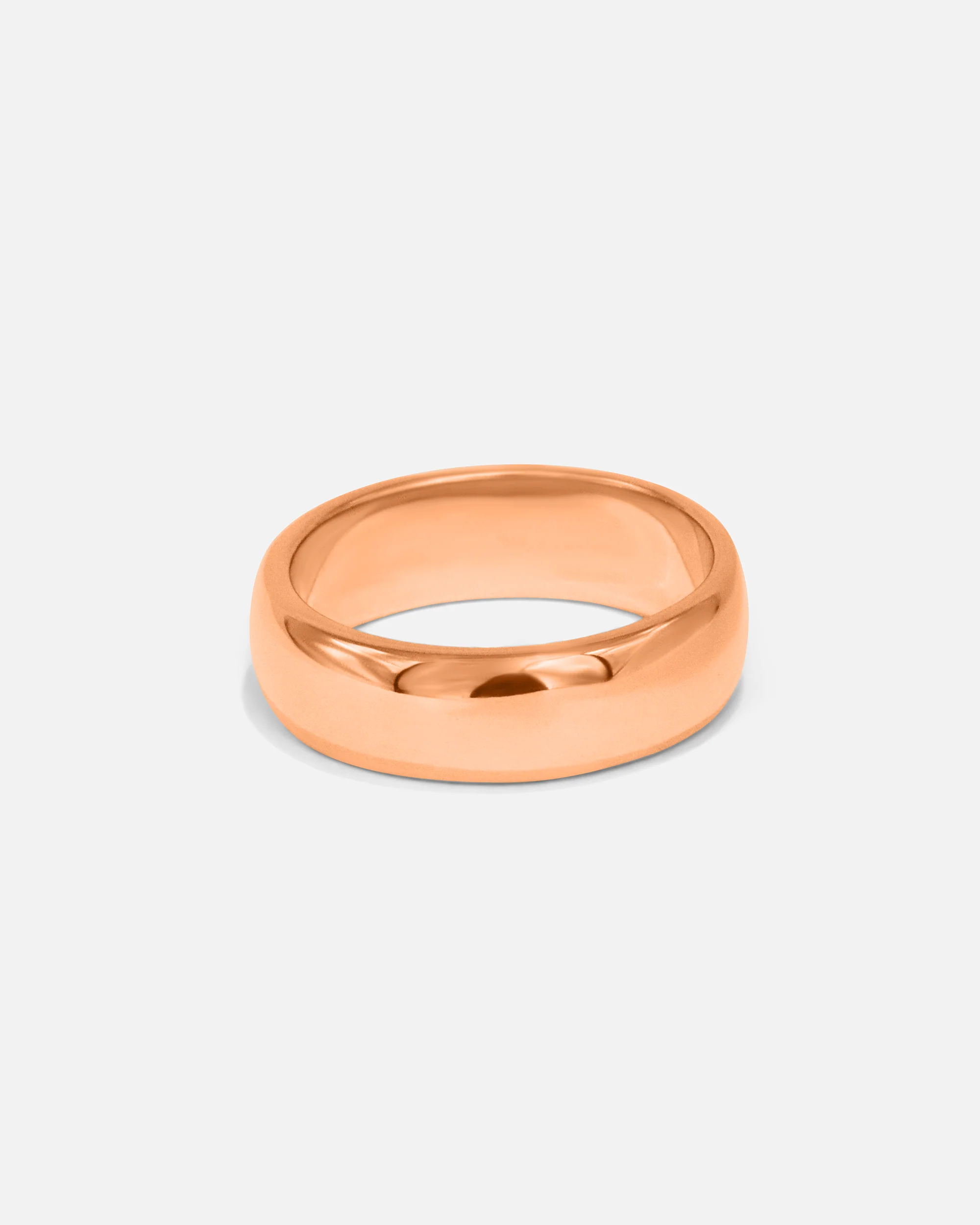 Dome Band / 6mm in Rose Gold - Image 3