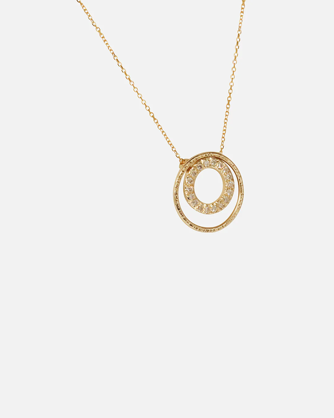 Double Circle Necklace - Image 2
