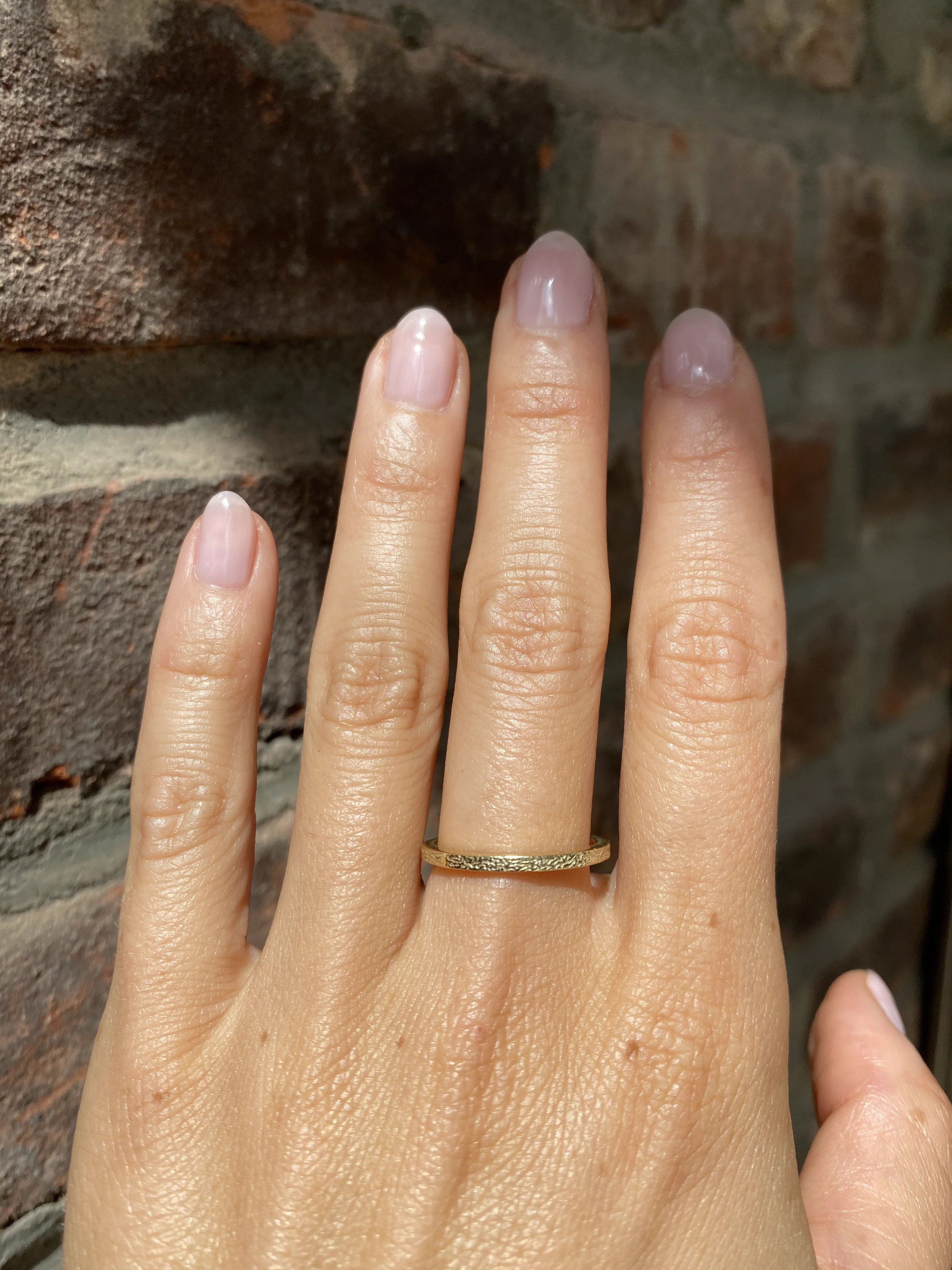 Flat Band / 2.65mm Thin Reticulated Band - Image 4