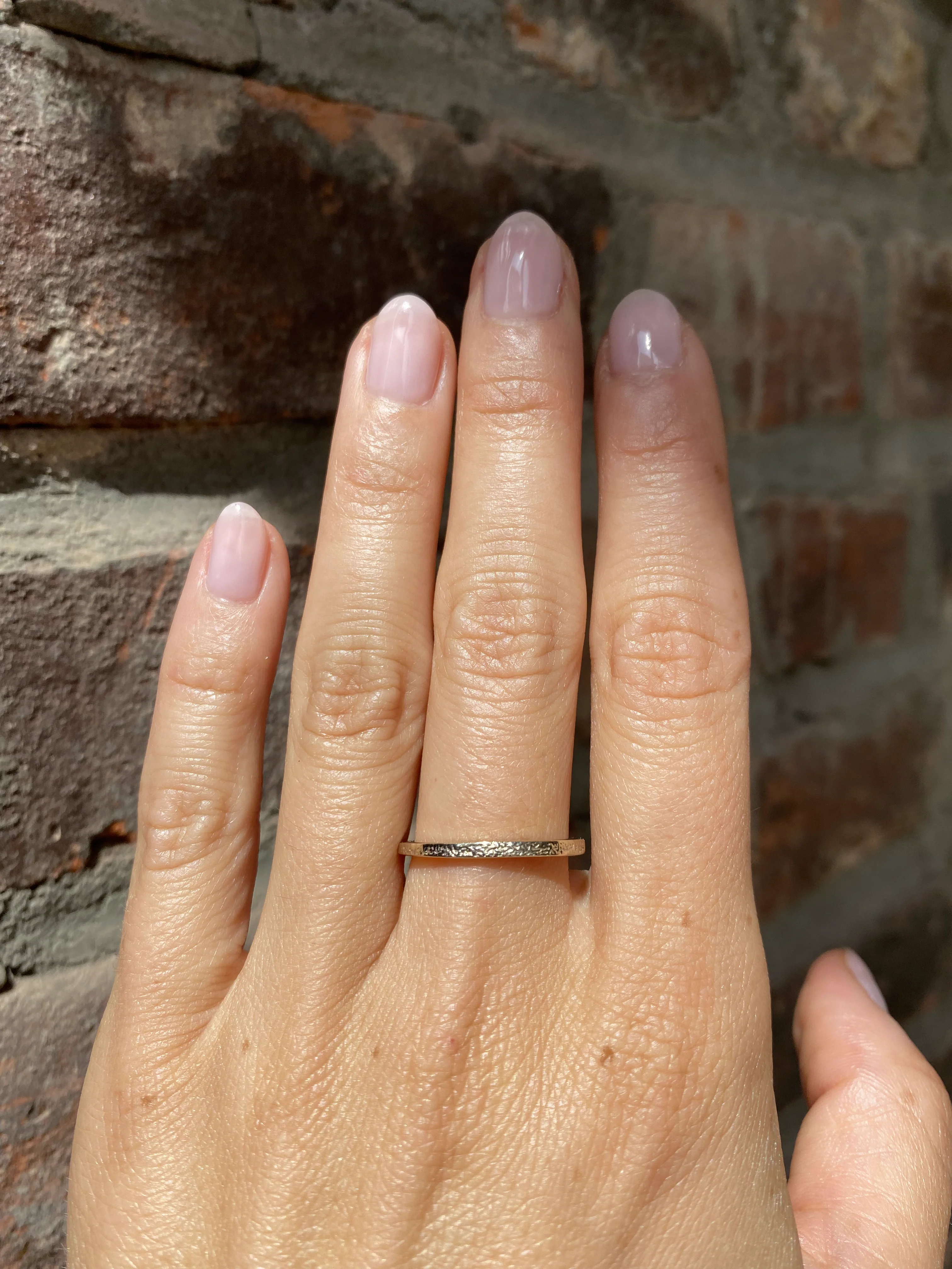 Flat Band / 2.65mm Thin Reticulated Band - Image 8
