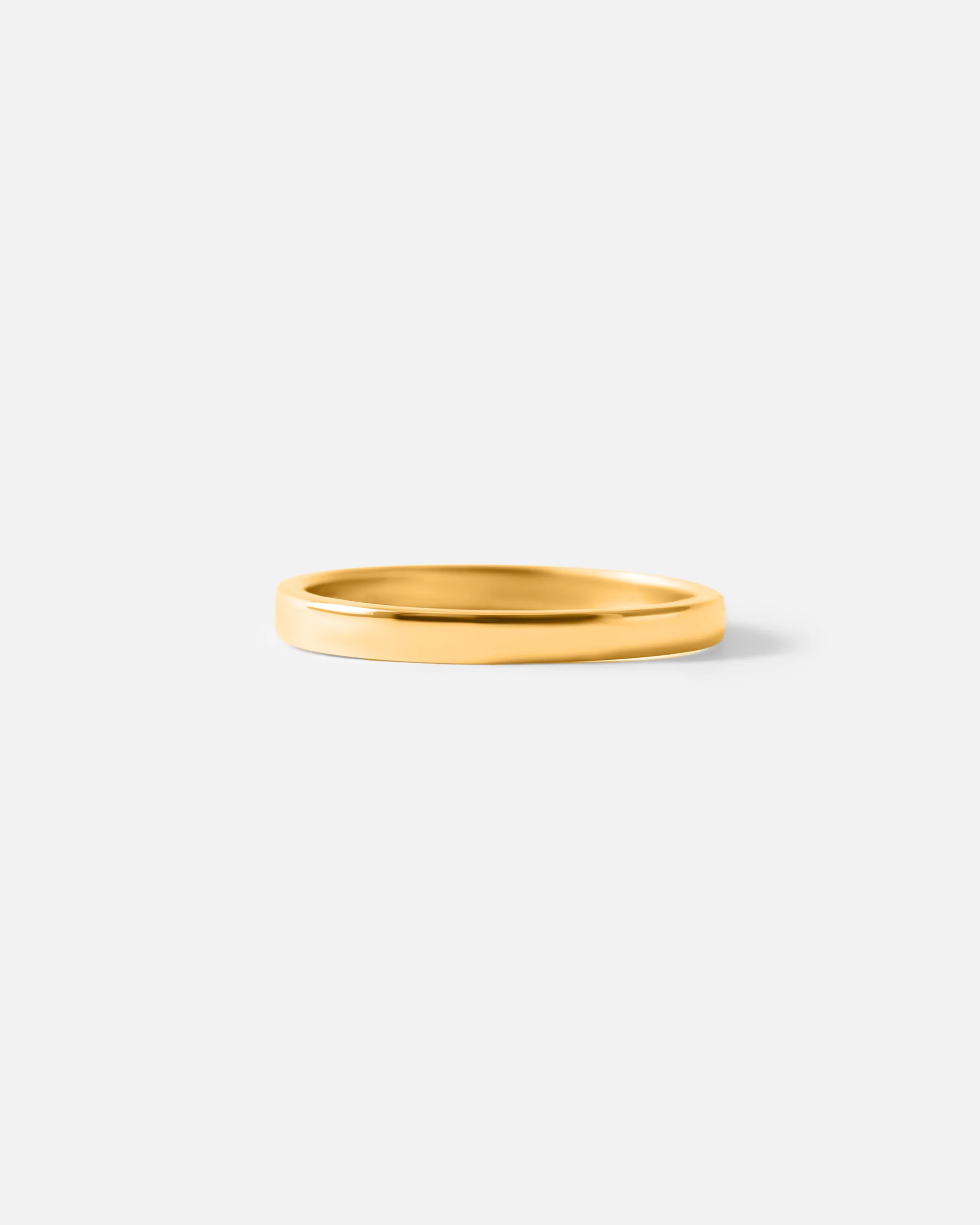 Flat Band / 2mm in Yellow Gold - Image 3