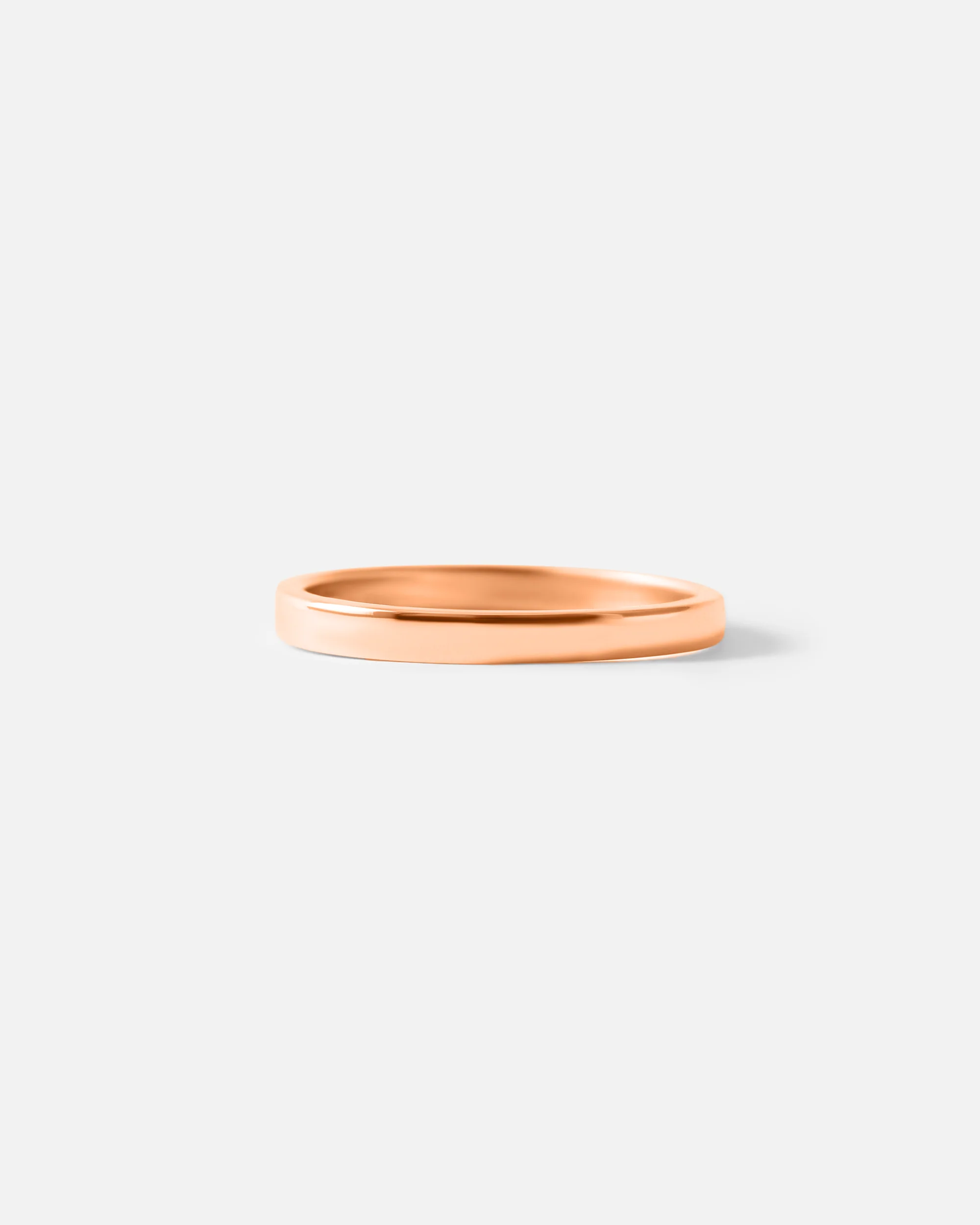 Flat Band / 2mm in Rose Gold - Image 3