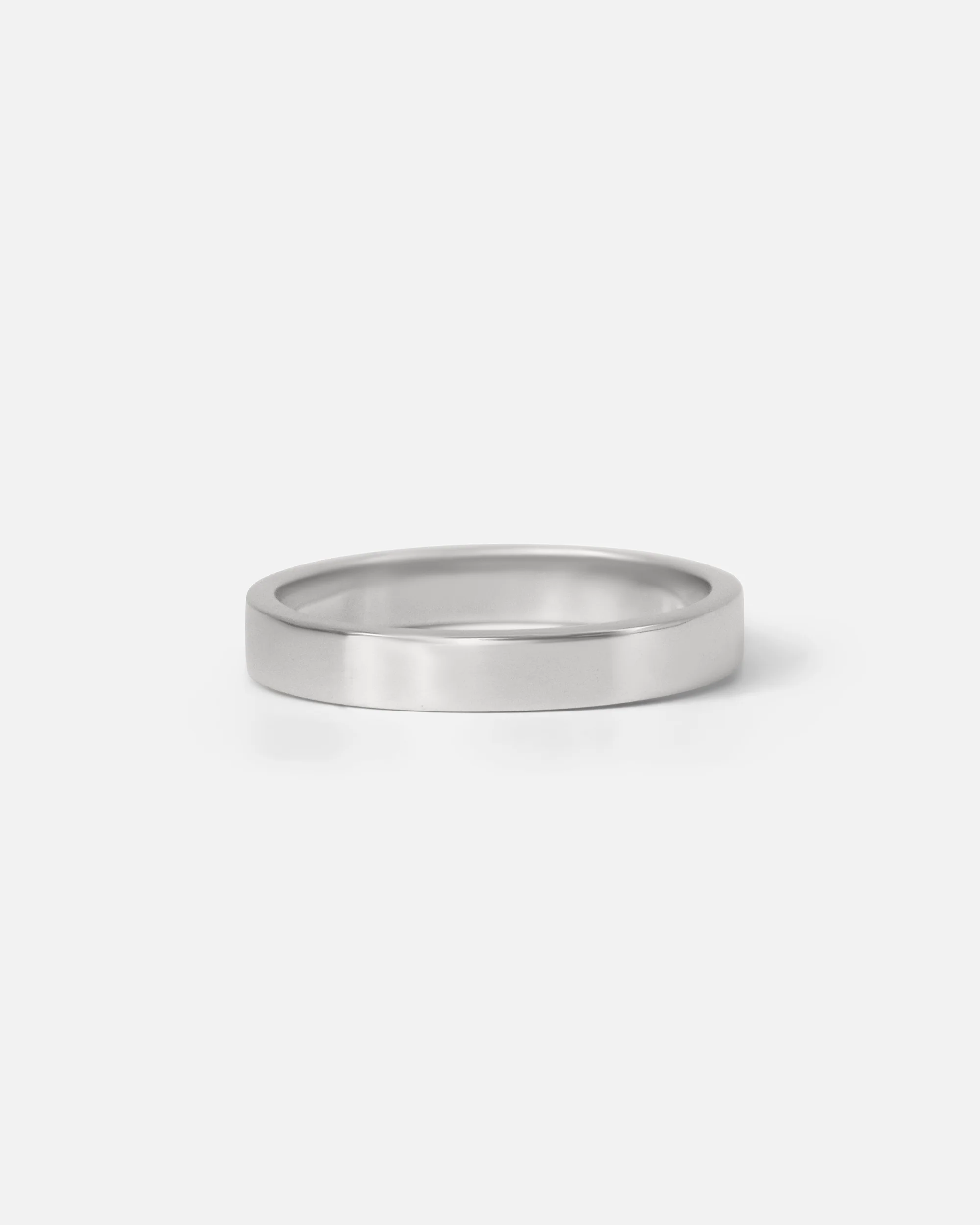 Flat Band / 3.5mm in Platinum