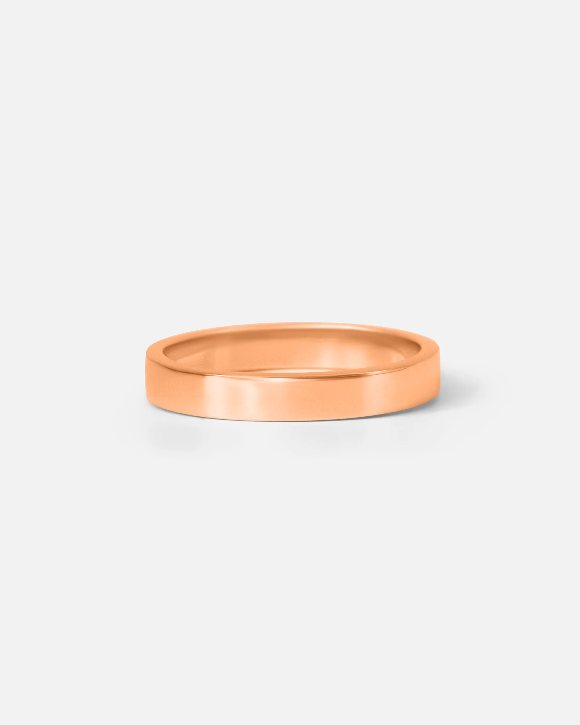 Flat Band / 3.5mm in Rose Gold - Image 3