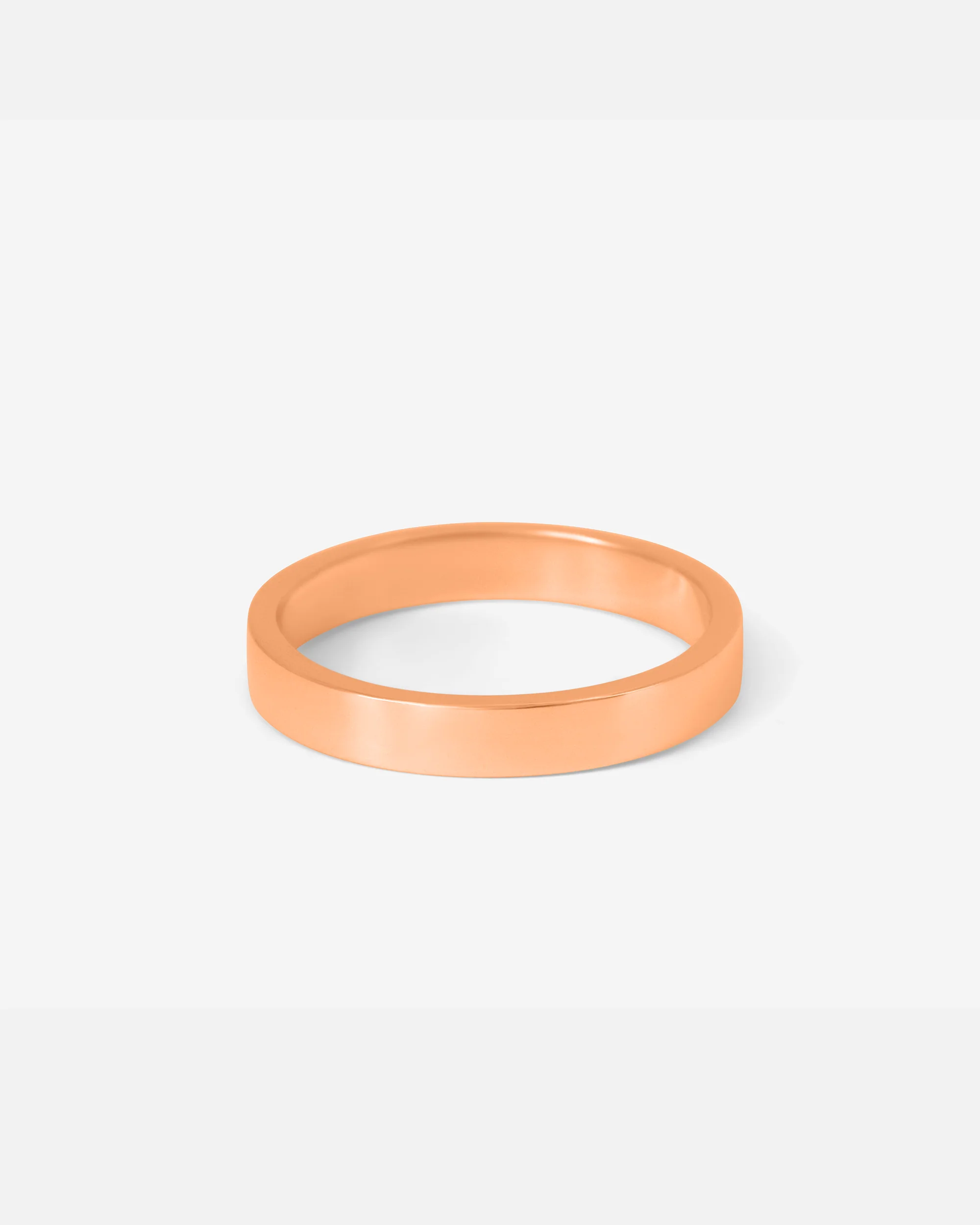 Flat Band / 3.5mm in Rose Gold - Image 4