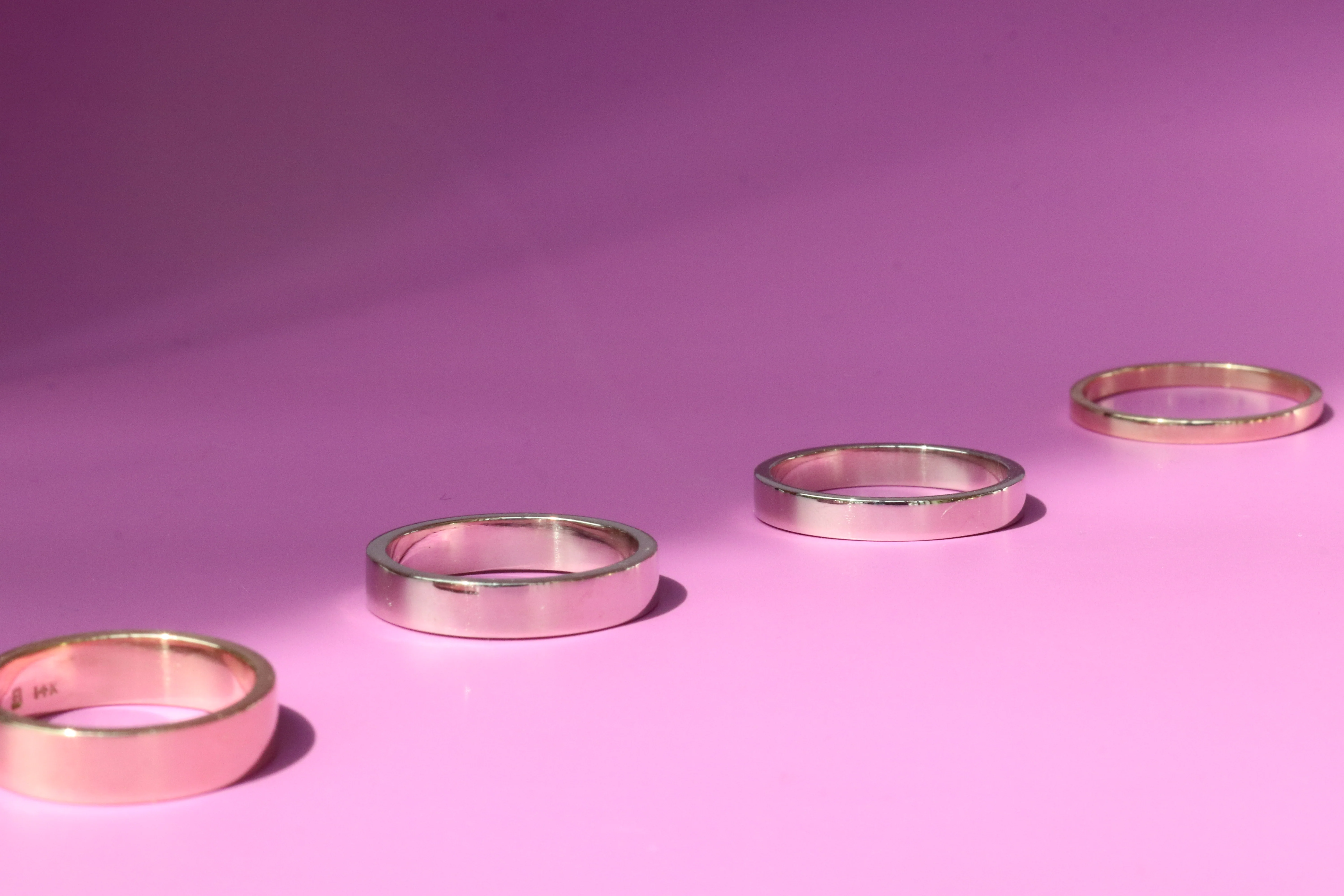 Flat Band / 3.5mm in Platinum - Image 3