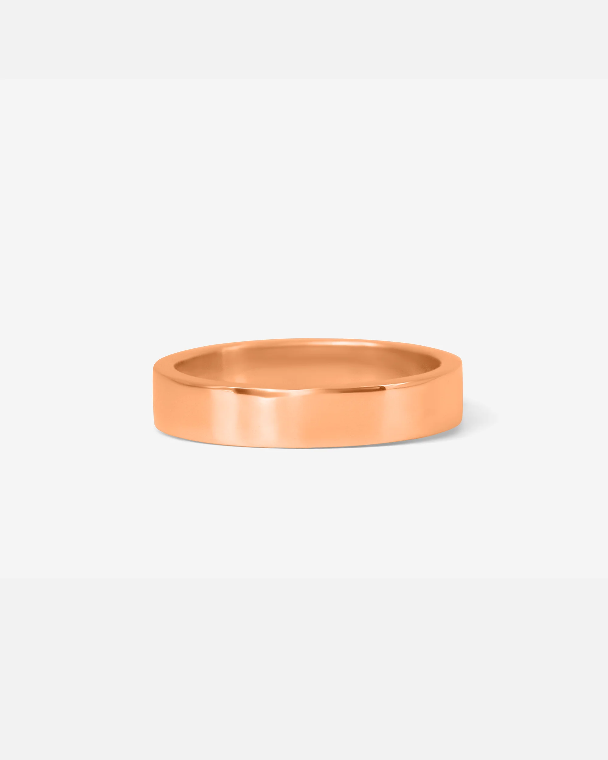 Flat Band / 4.5mm in Rose Gold - Image 3
