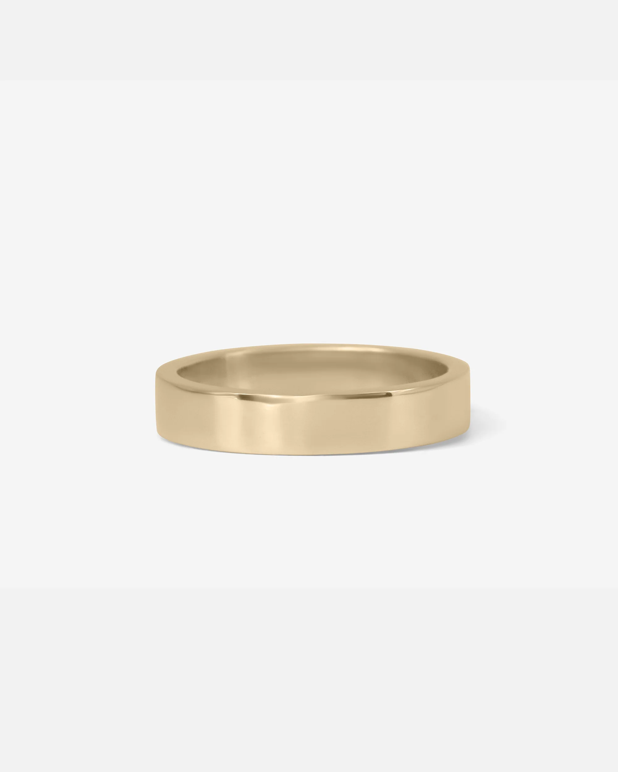 Flat Band / 4.5mm in White Gold - Image 3