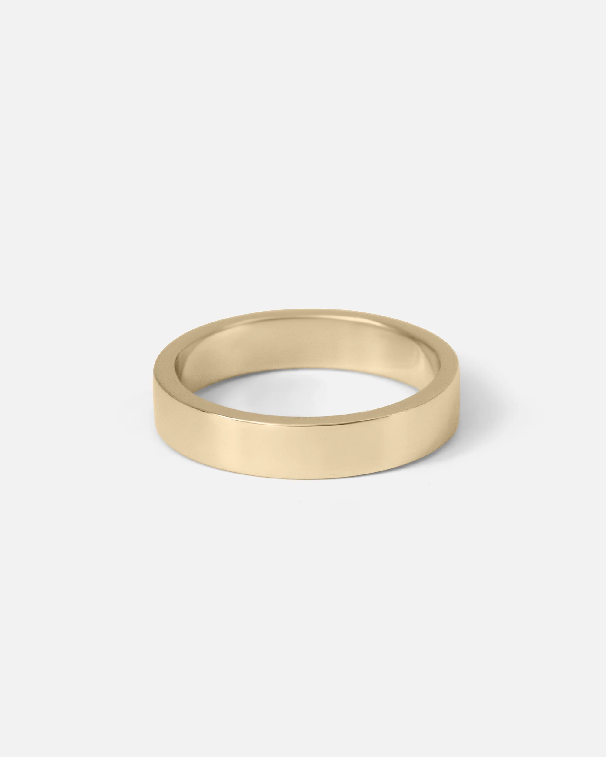 Flat Band / 4.5mm in White Gold - Image 4