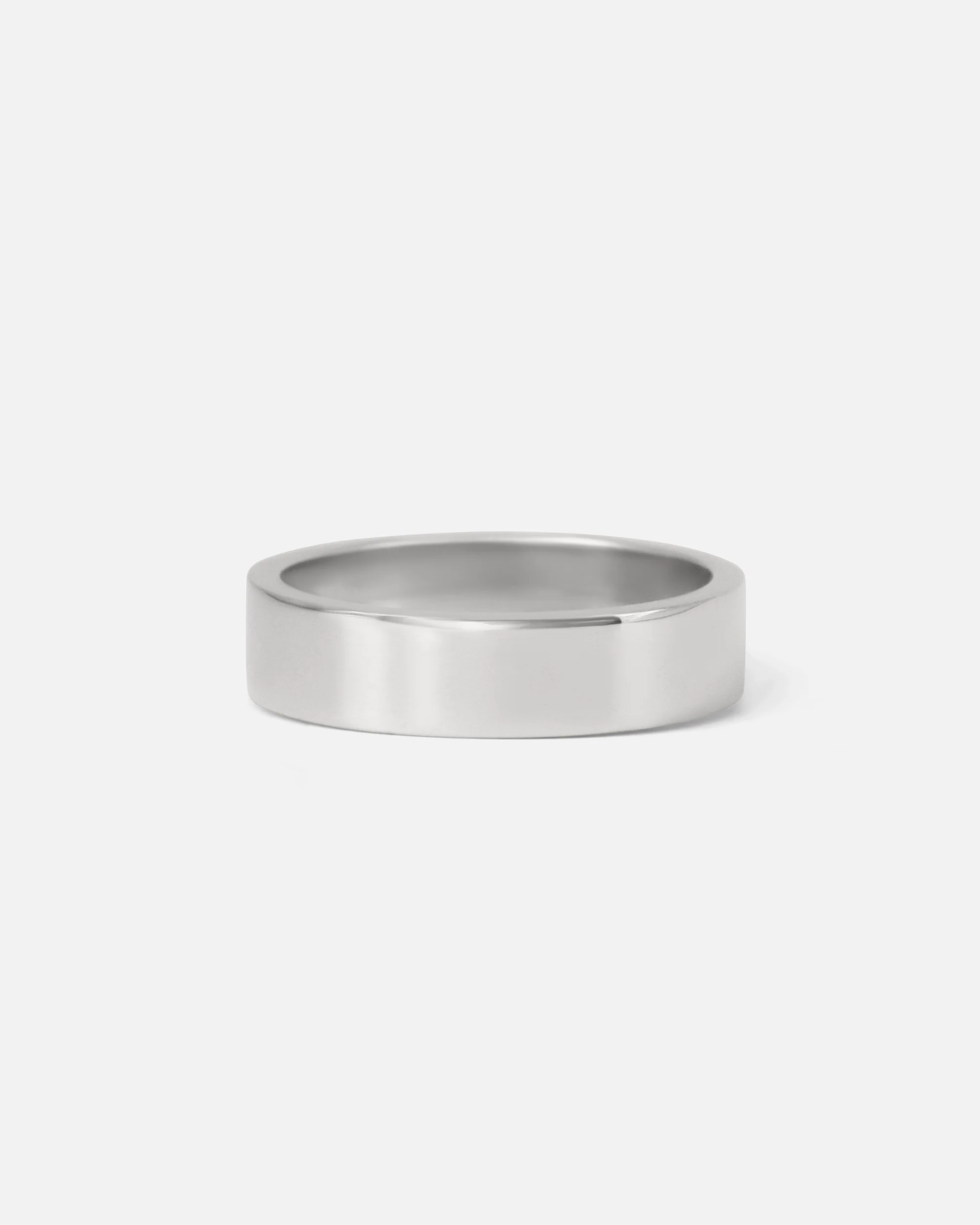 Flat Band / 5.5mm in Platinum