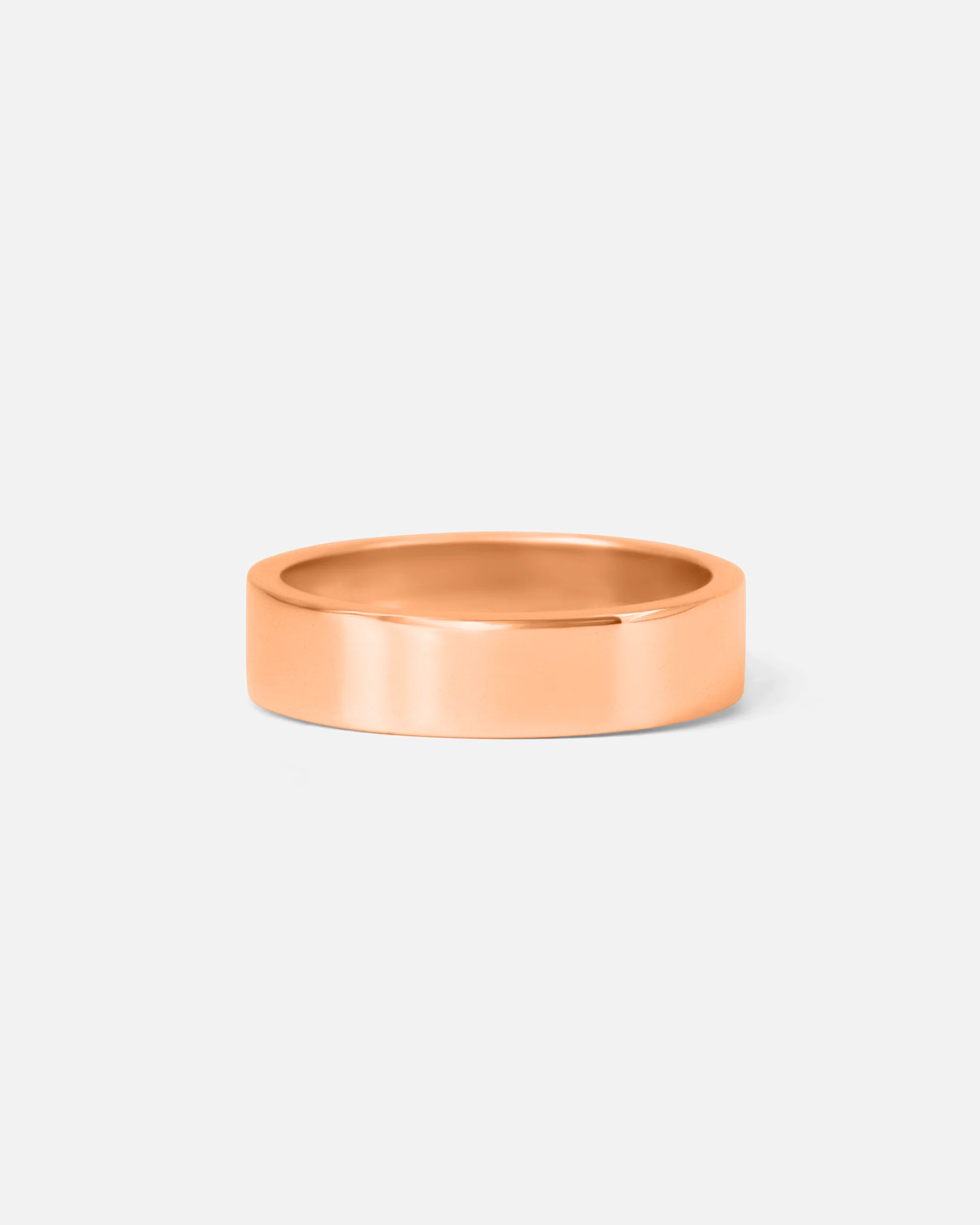 Flat Band / 5.5mm in Rose Gold - Image 3