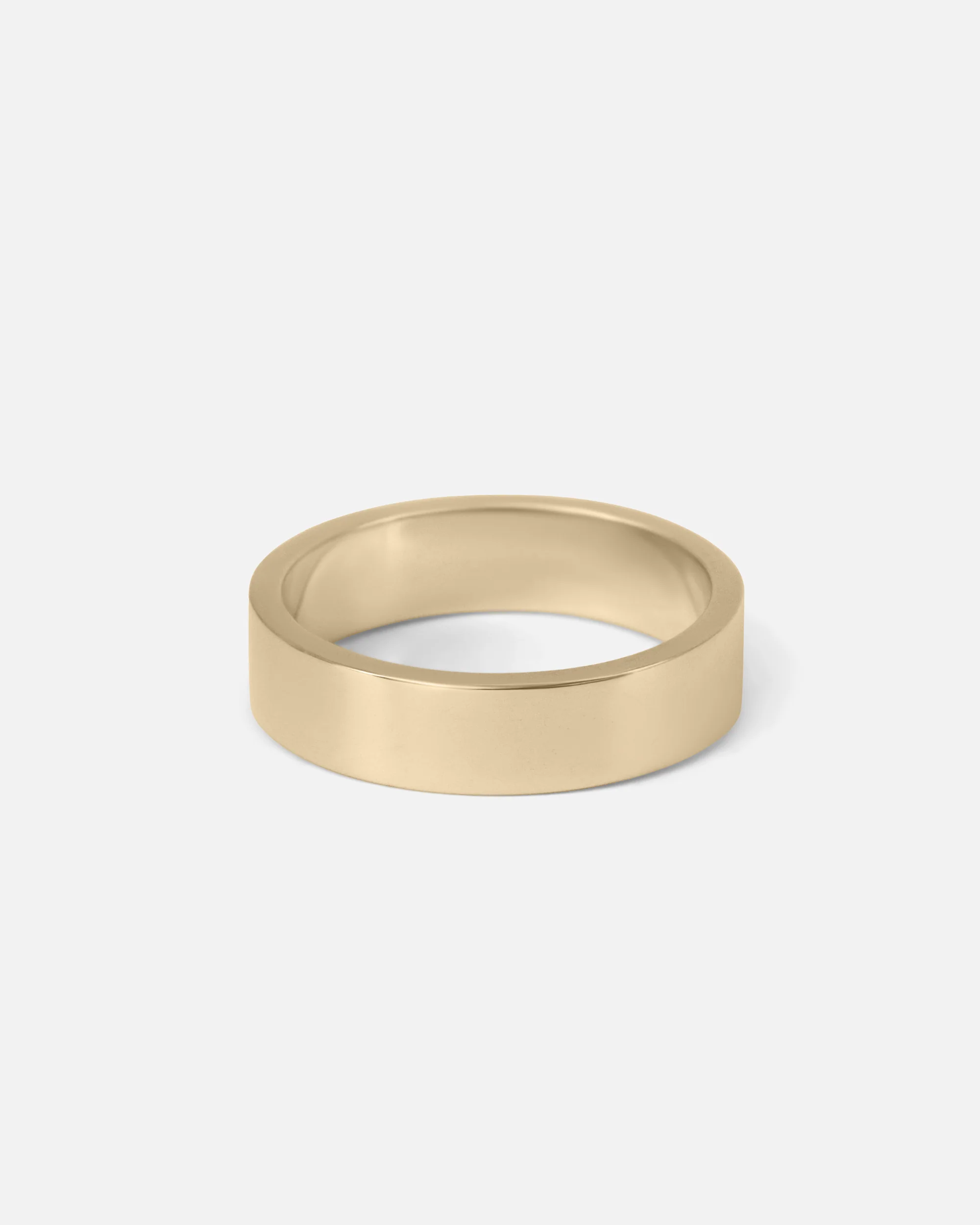 Flat Band / 5.5mm in White Gold - Image 4