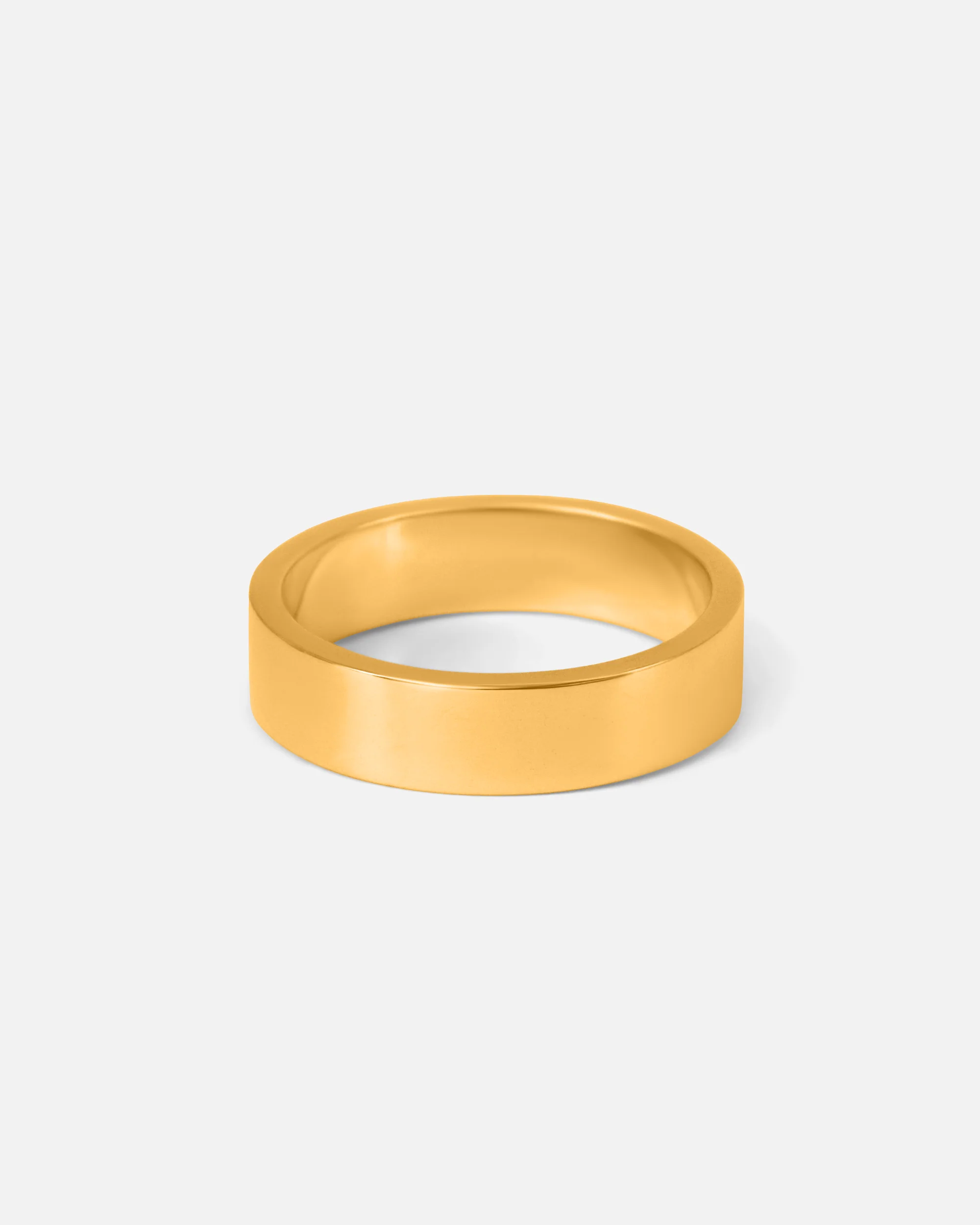 Flat Band / 5.5mm in Yellow Gold - Image 4