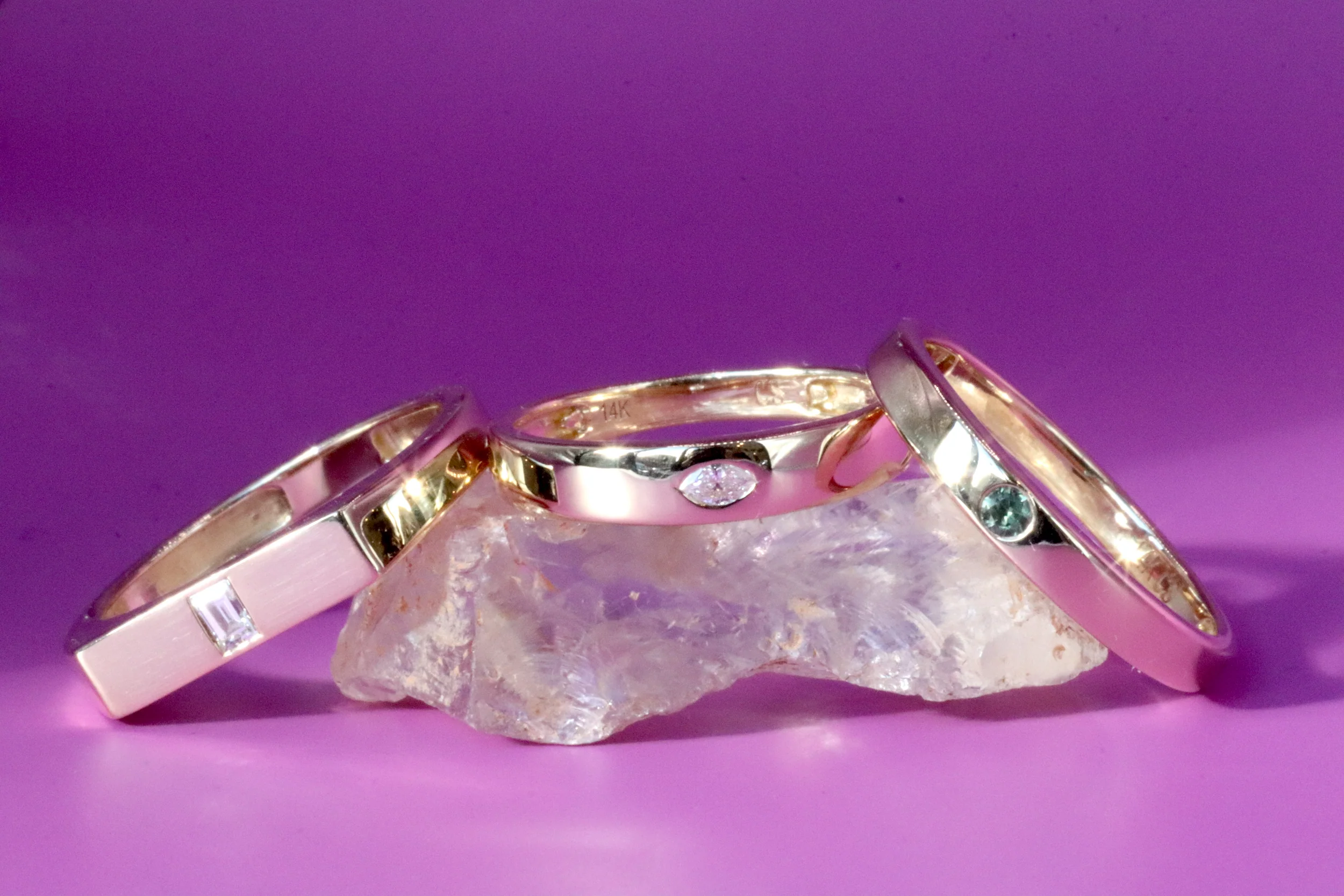 Floe Signet / Marquise Diamond Ring - Image 3