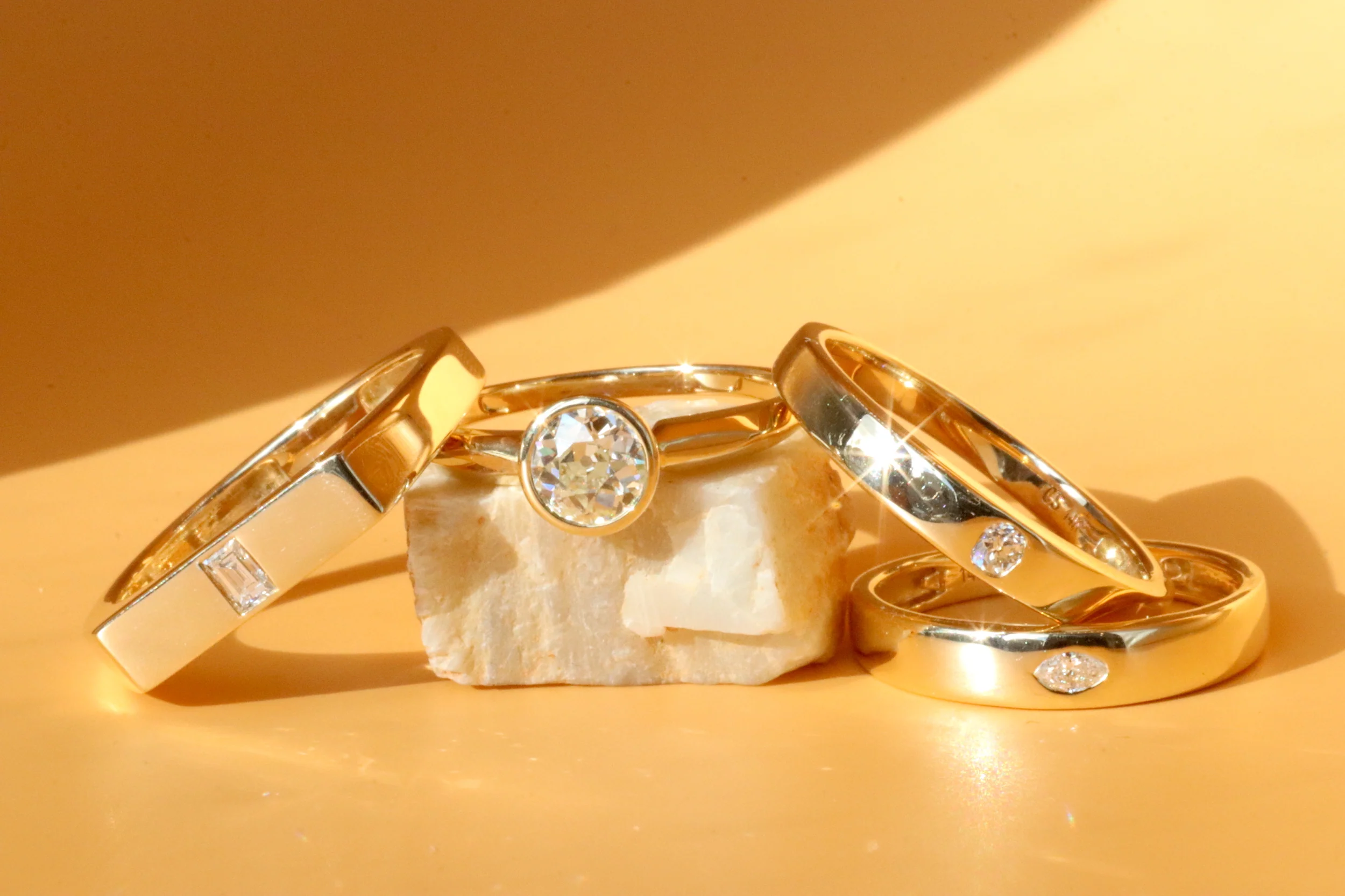 Floe Signet / Old Miner Diamond Ring - Image 3