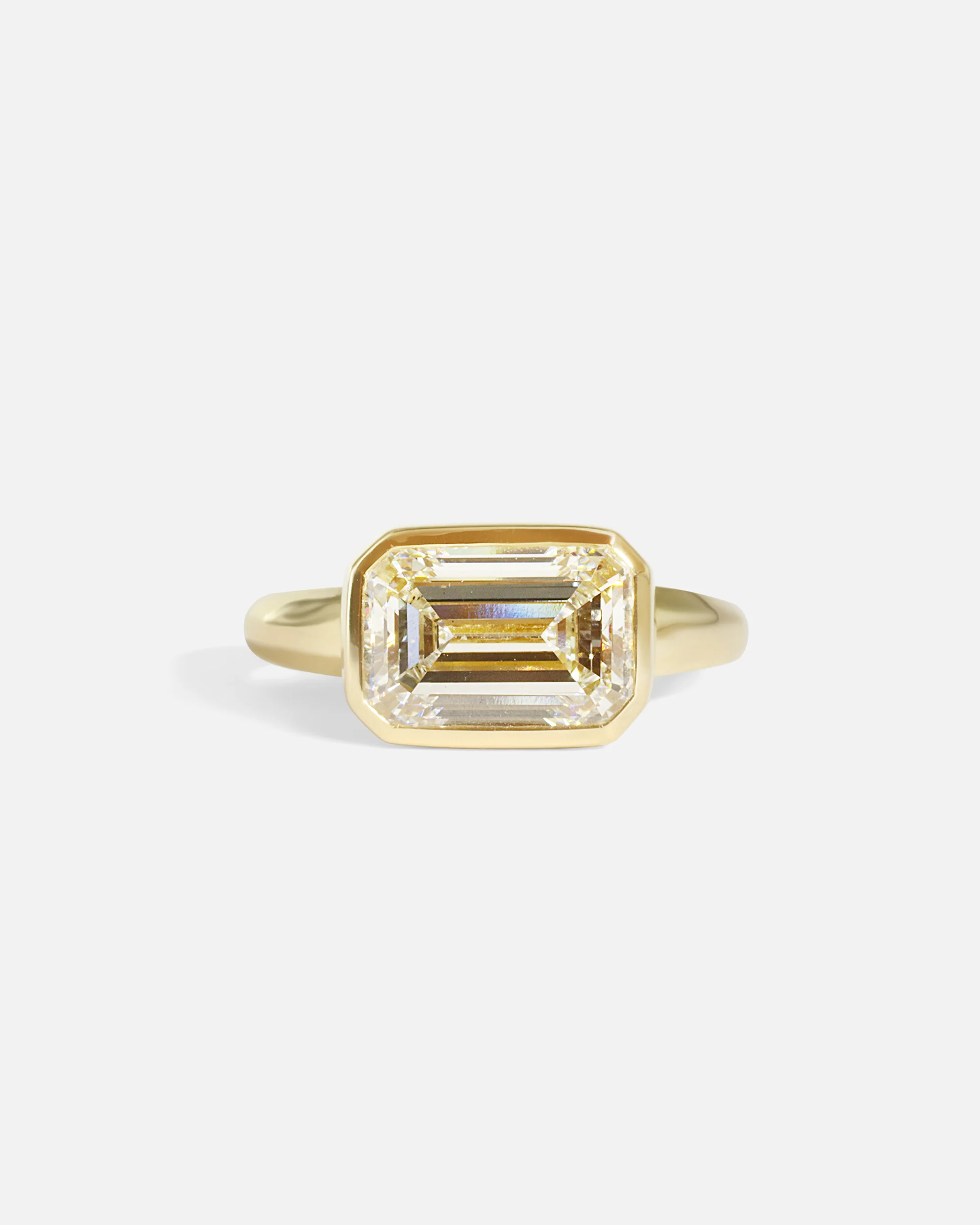 Fractal / Emerald Cut Diamond Ring