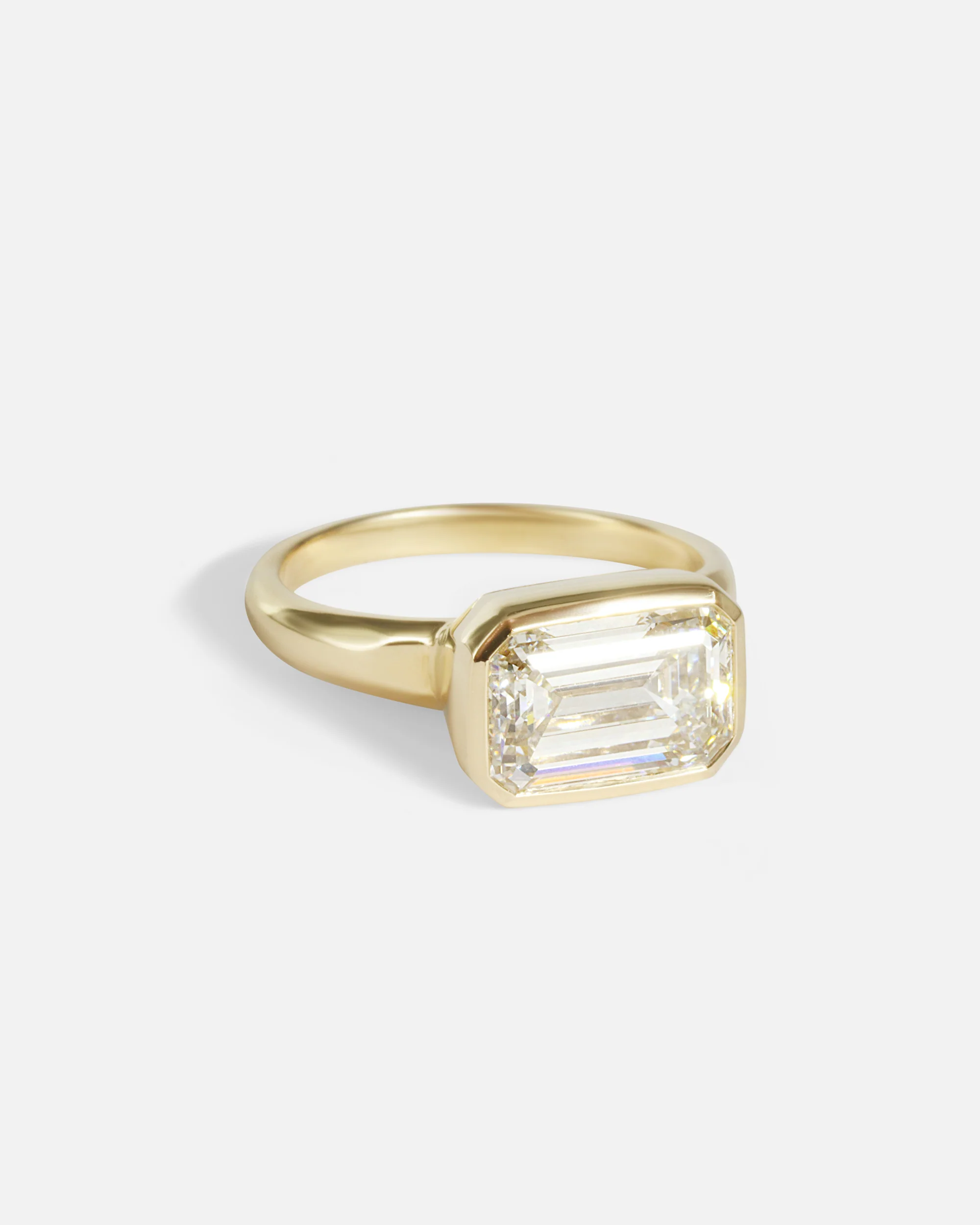 Fractal / Emerald Cut Diamond Ring - Image 2