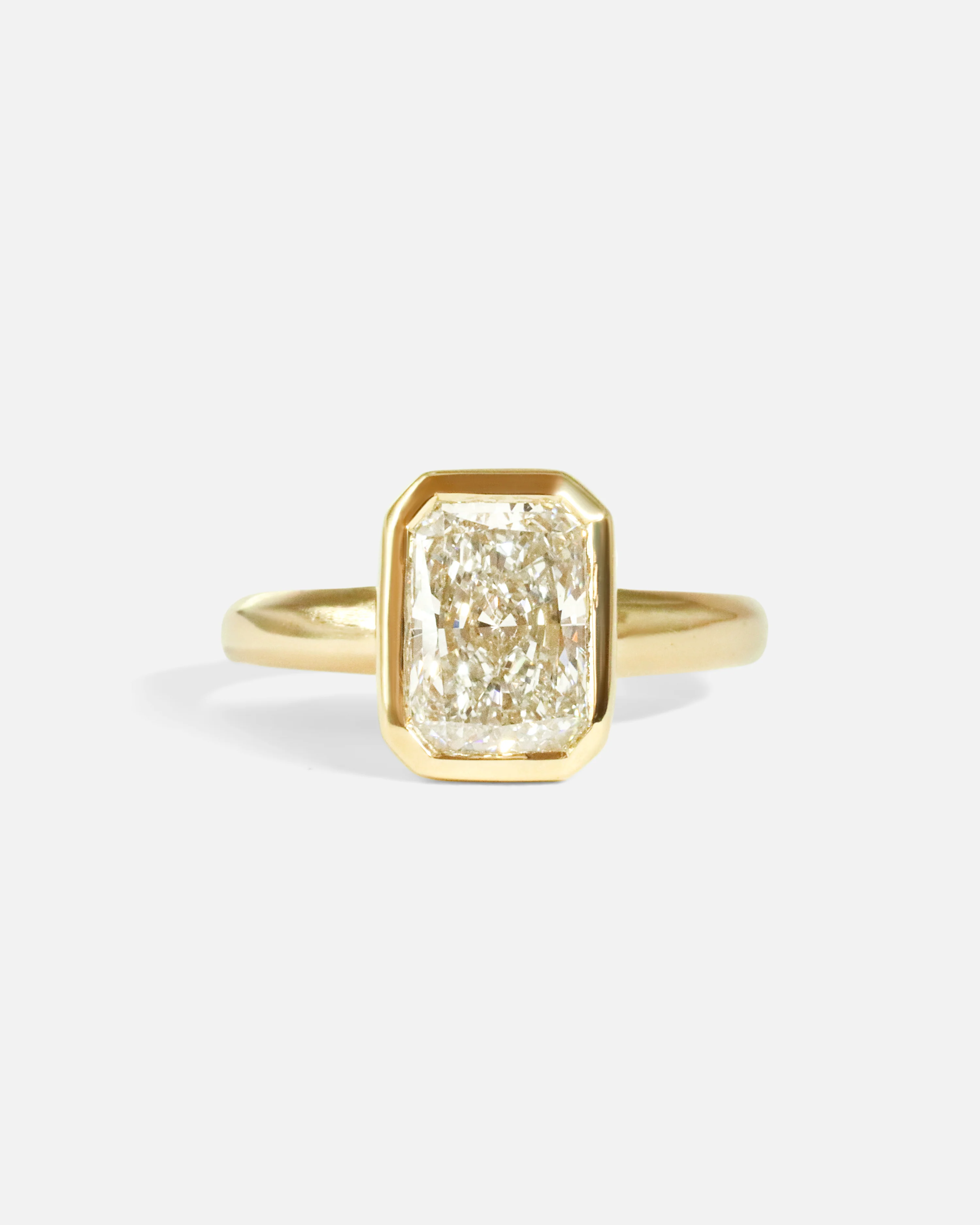 Fractal / Radiant Diamond Ring
