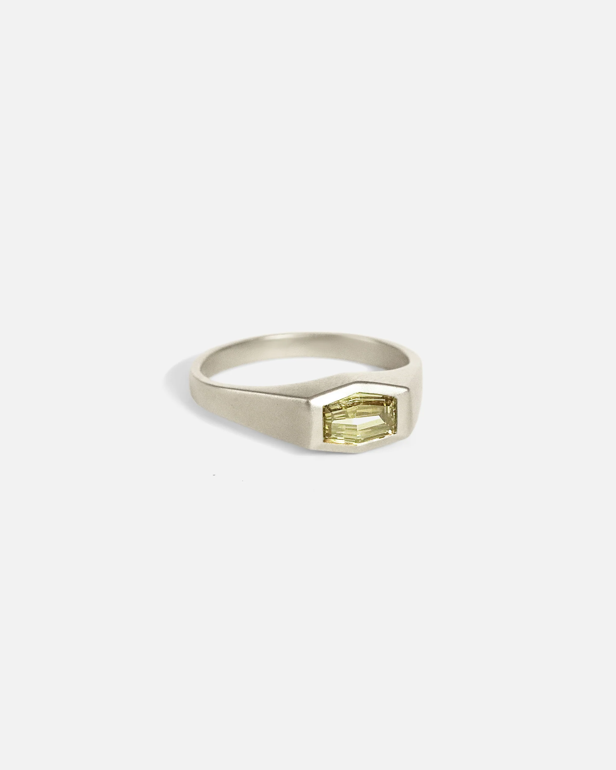 Joe / Orange Brown Step Cut Diamond Ring - Image 2