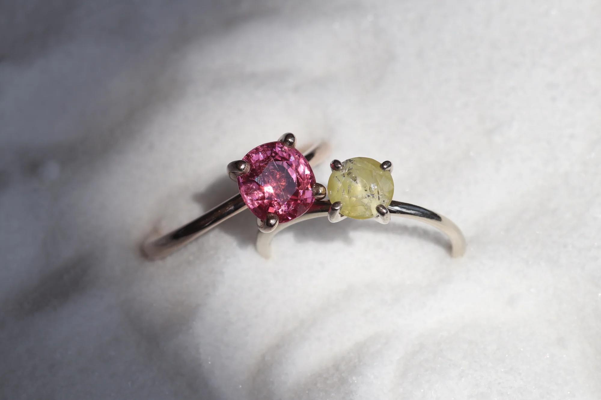 Lara / Neon Pink Spinel Ring - Image 4