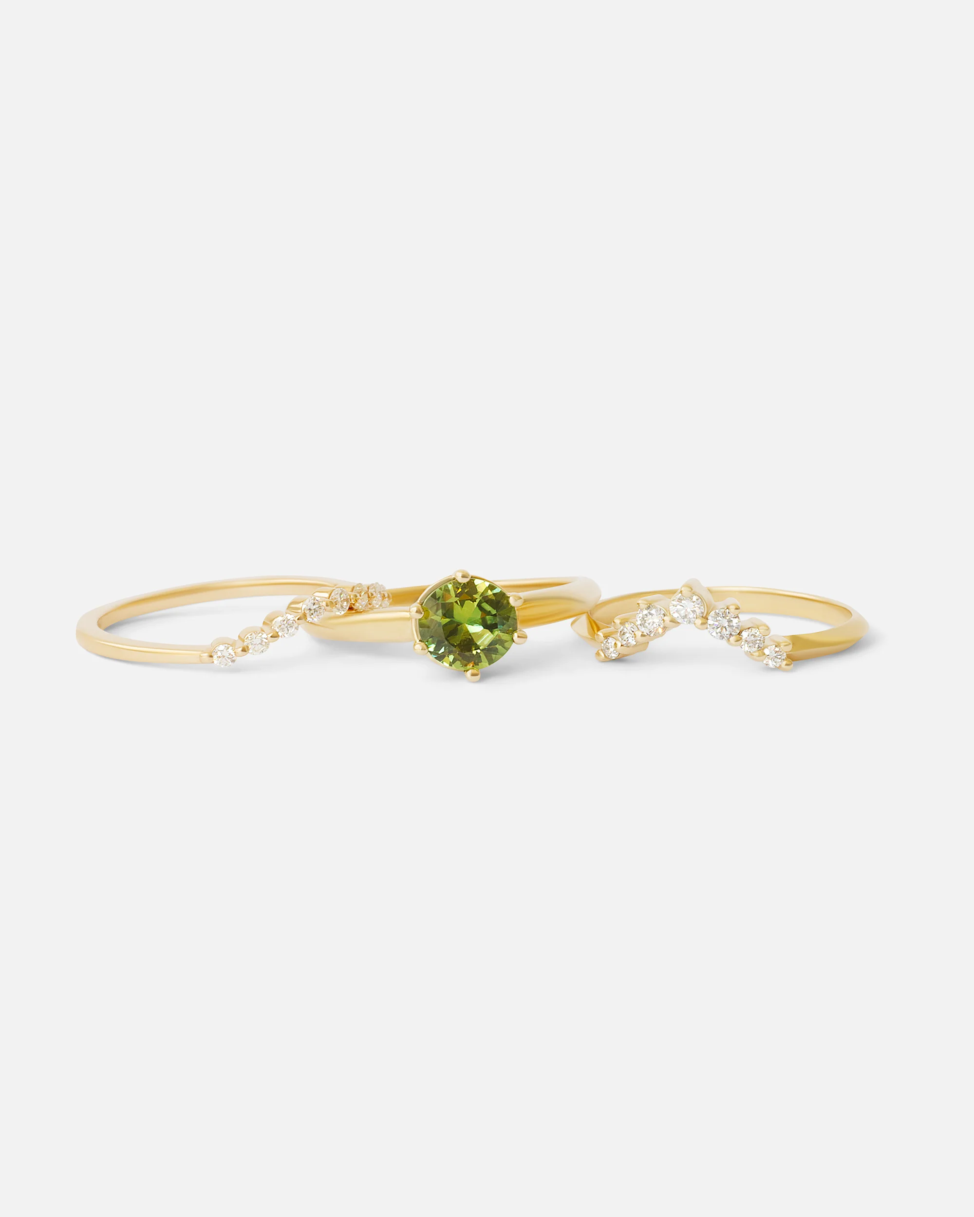 Leigh / Round Sapphire Ring - Image 3
