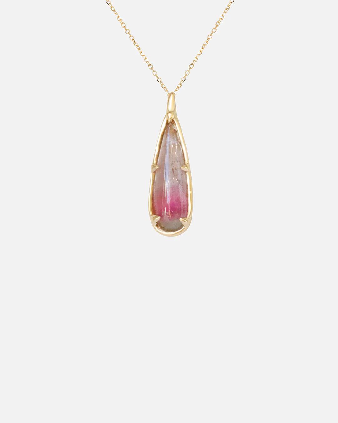 Light Pear Watermelon Tourmaline / Pendant