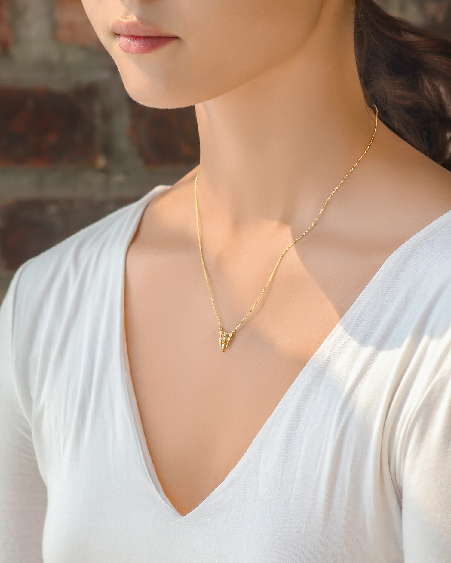 Melee 67 / White Diamond Pendant - Image 4