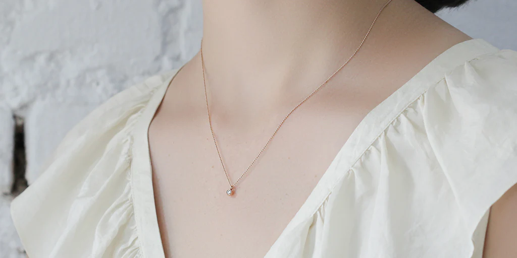 Melee Ball / White Diamond Pendant - Image 4