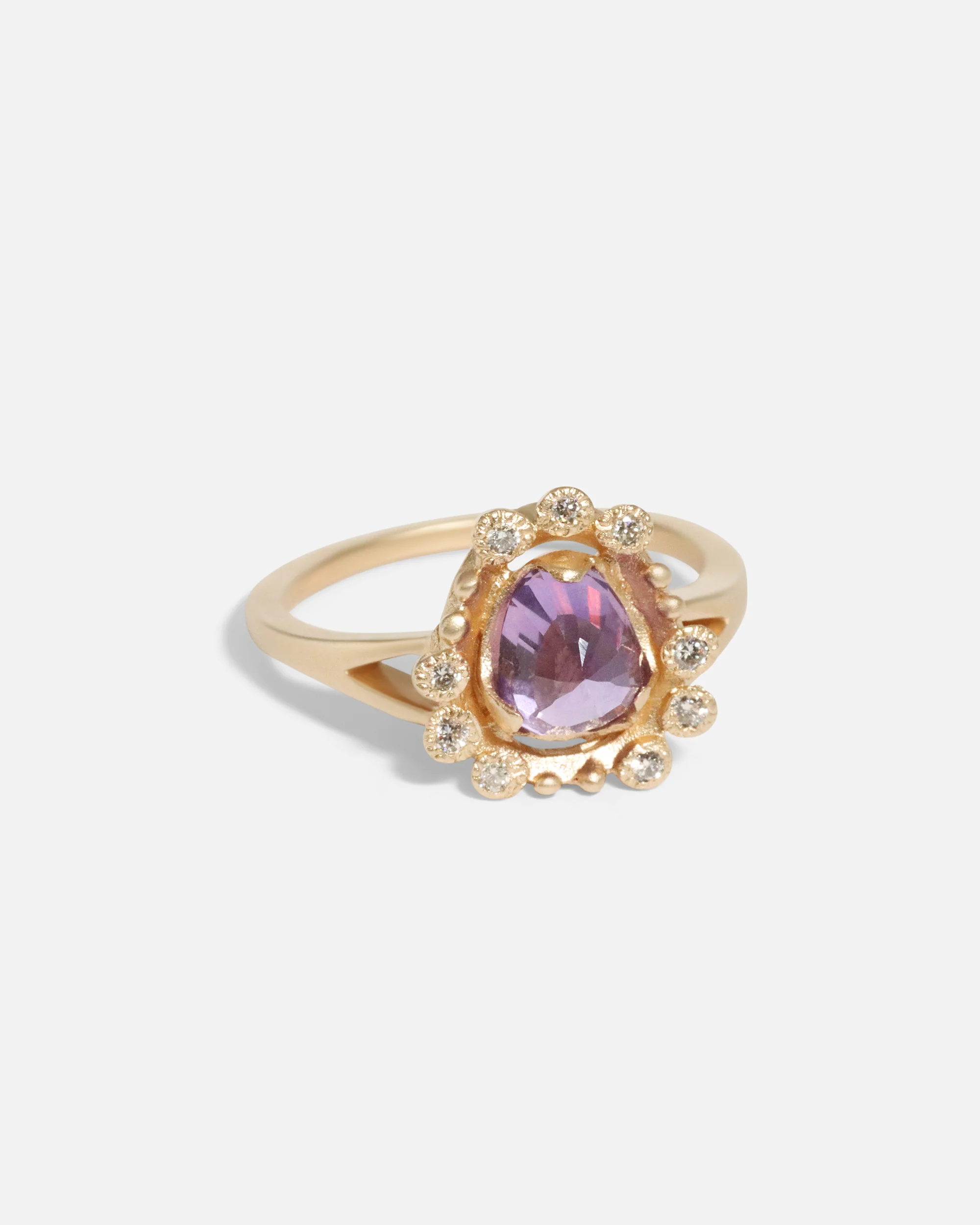 Melee Halo / E19 Purple Sapphire Ring - Image 2
