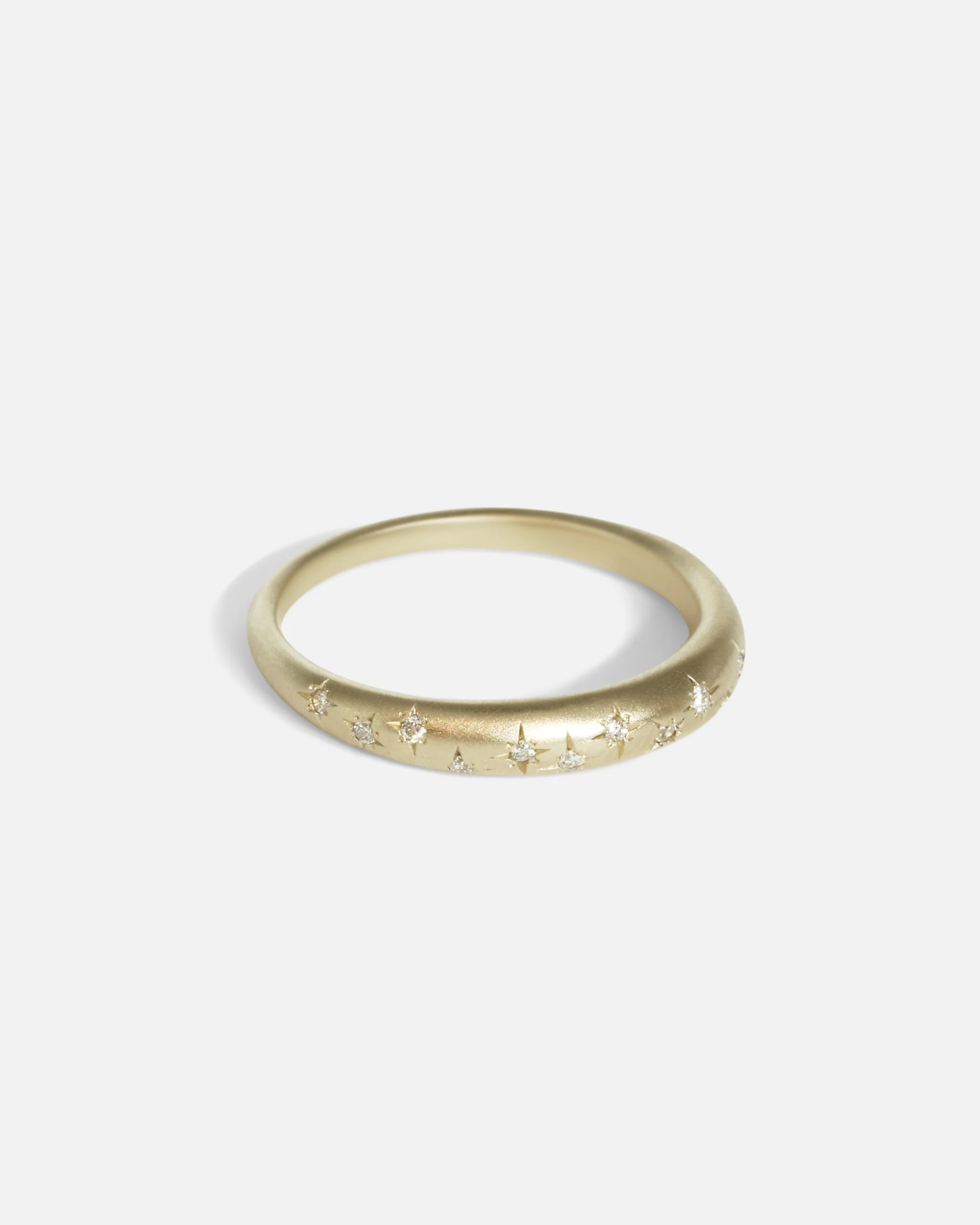 Moon Band / Fifteen Star Set Diamond Ring - Image 2