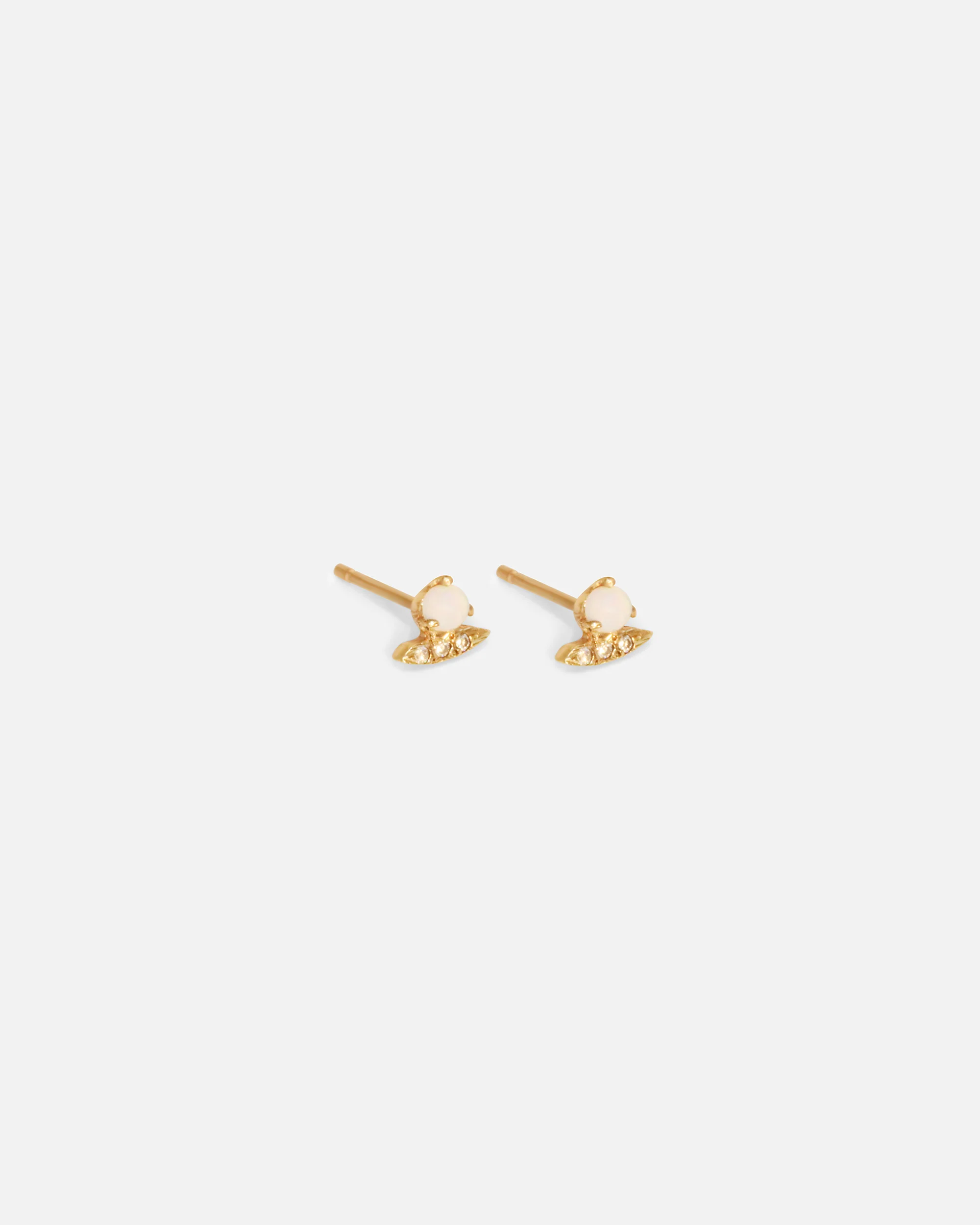 Opal and Diamond Studs - Image 2