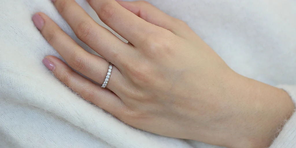 Orbit Band / Medium Pave 12 White Diamonds - Image 3