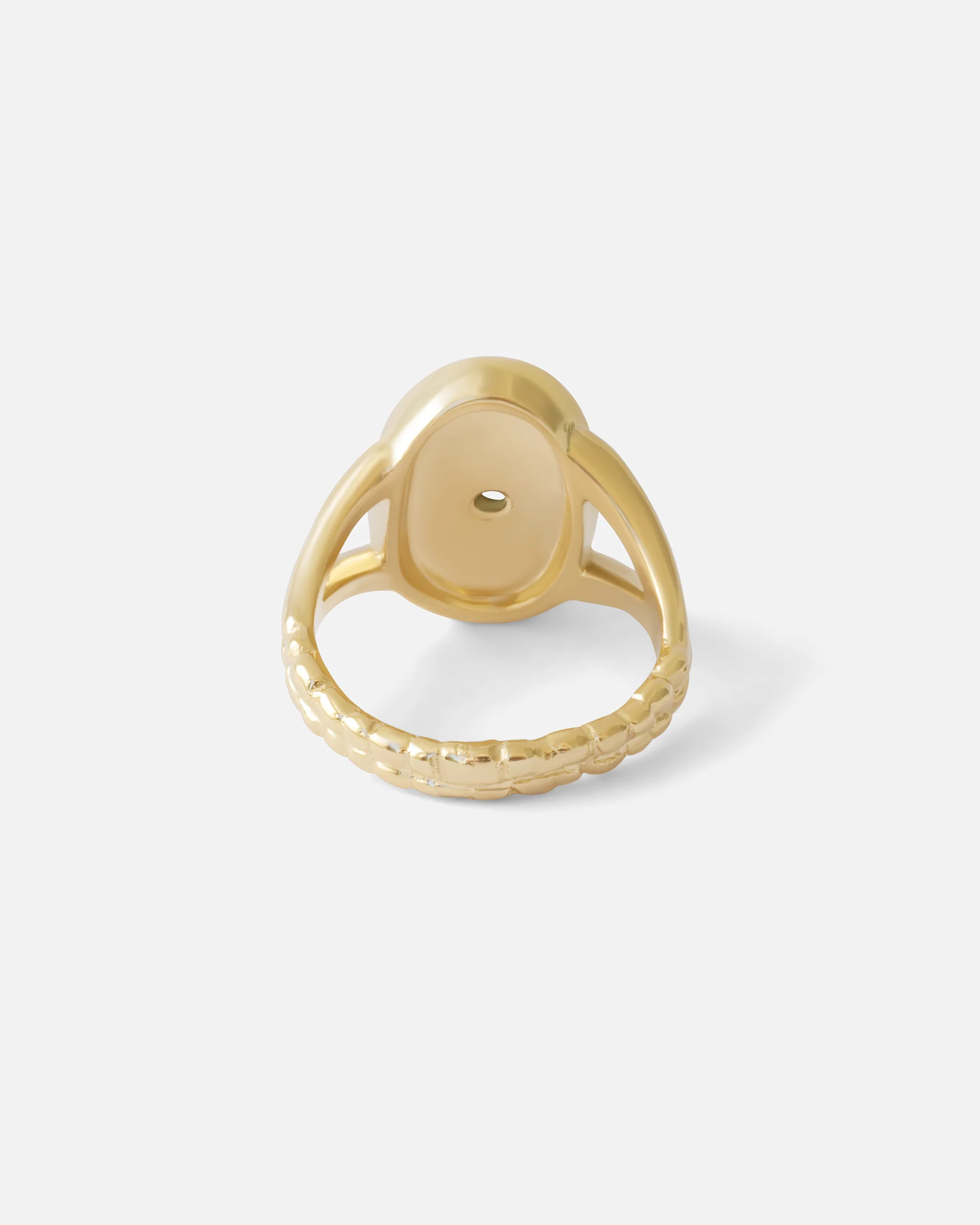 Oval Amico Ring / Green Sapphire - Image 3