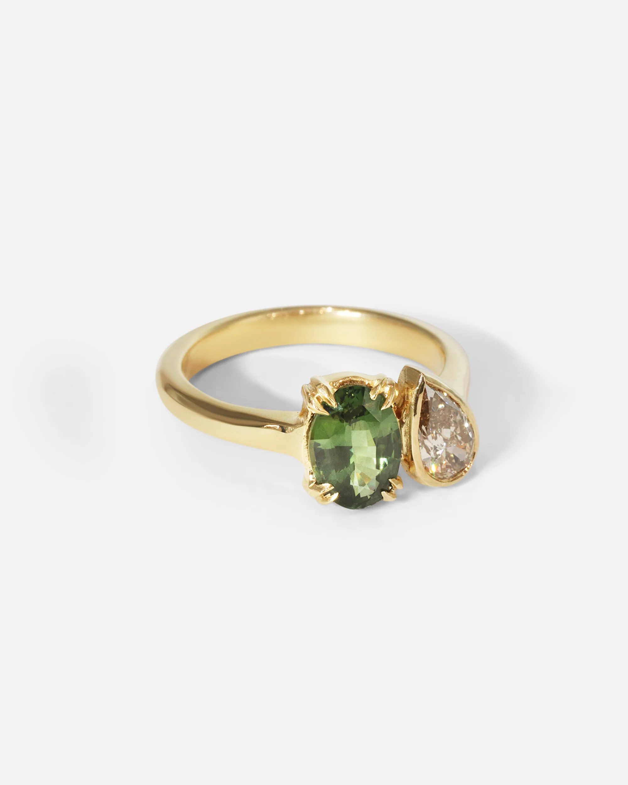 Oval & Pear Toi et Moi Ring - Image 2