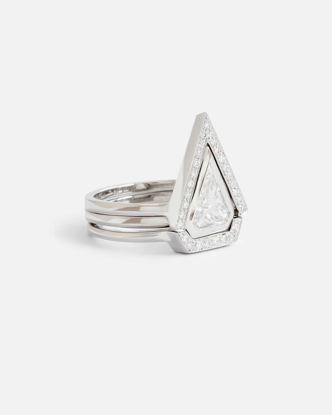 Pave Setting / Bottom Stackable Ring - Image 3