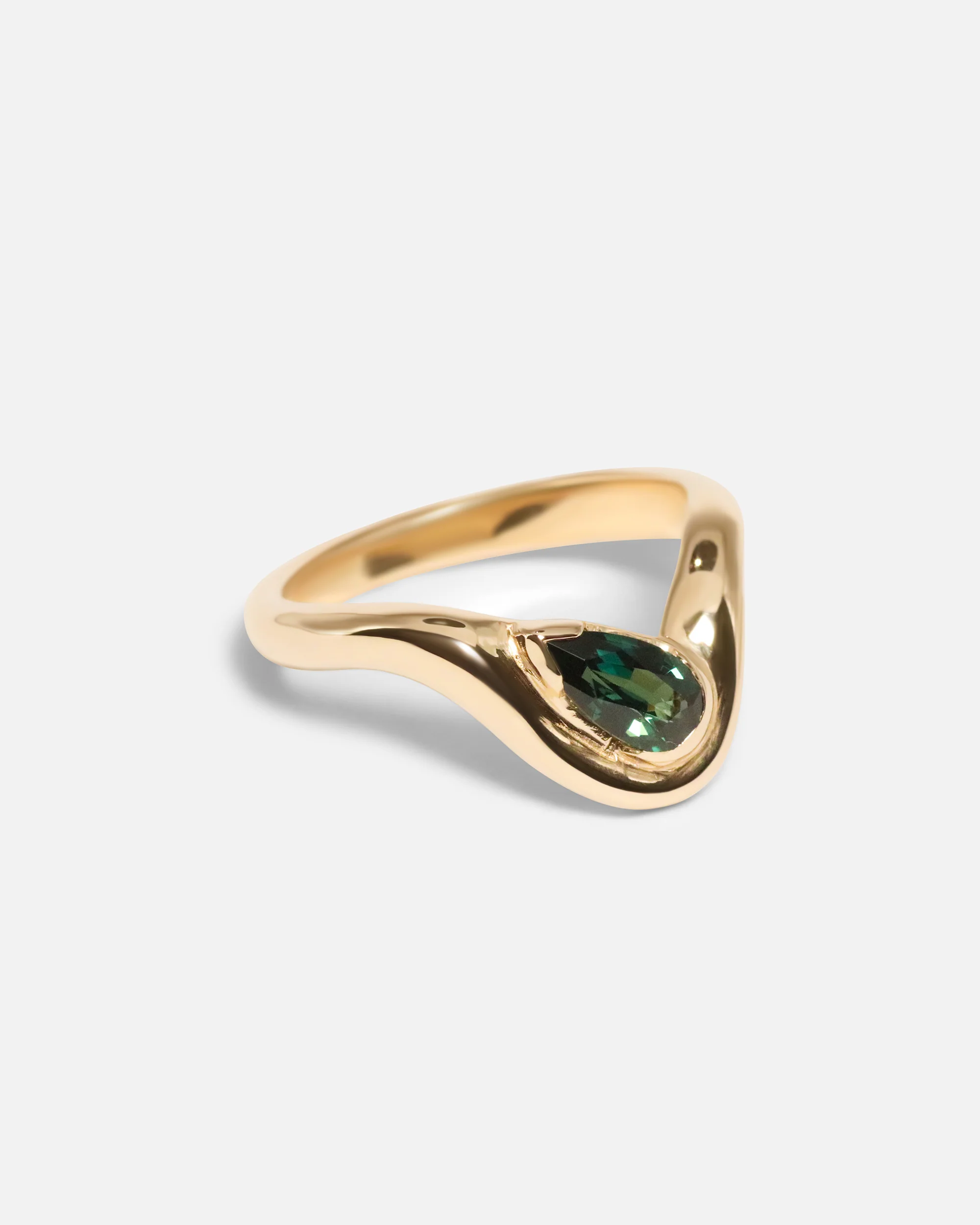Pear Dip / Sapphire Ring - Image 2